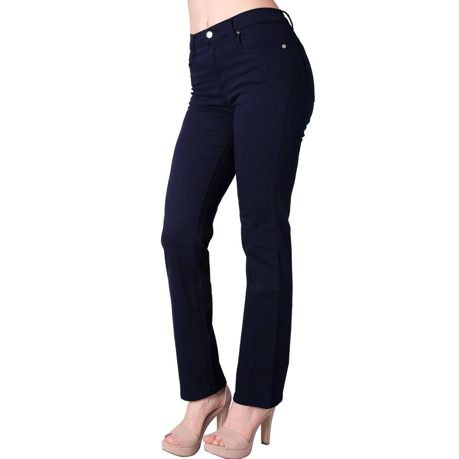 Pantalón Mujer Casual Recto Azul Oggi 59102050 Marino 15