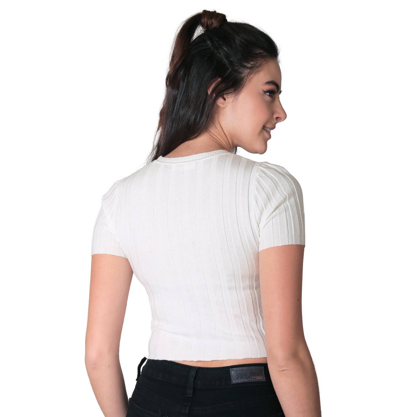 Blusa Mujer Crema Uk 56704621 