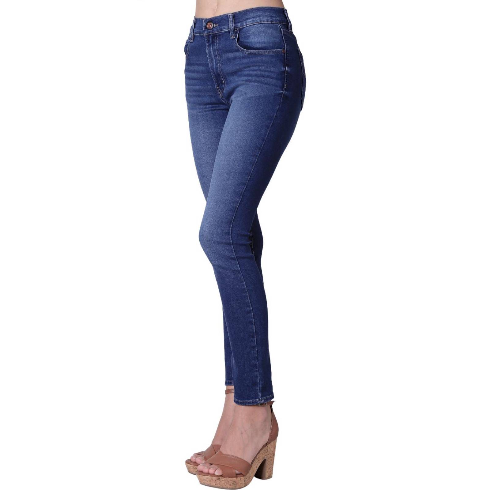 Jeans Moda Slim Mujer Azul Oggi Passion 59104606