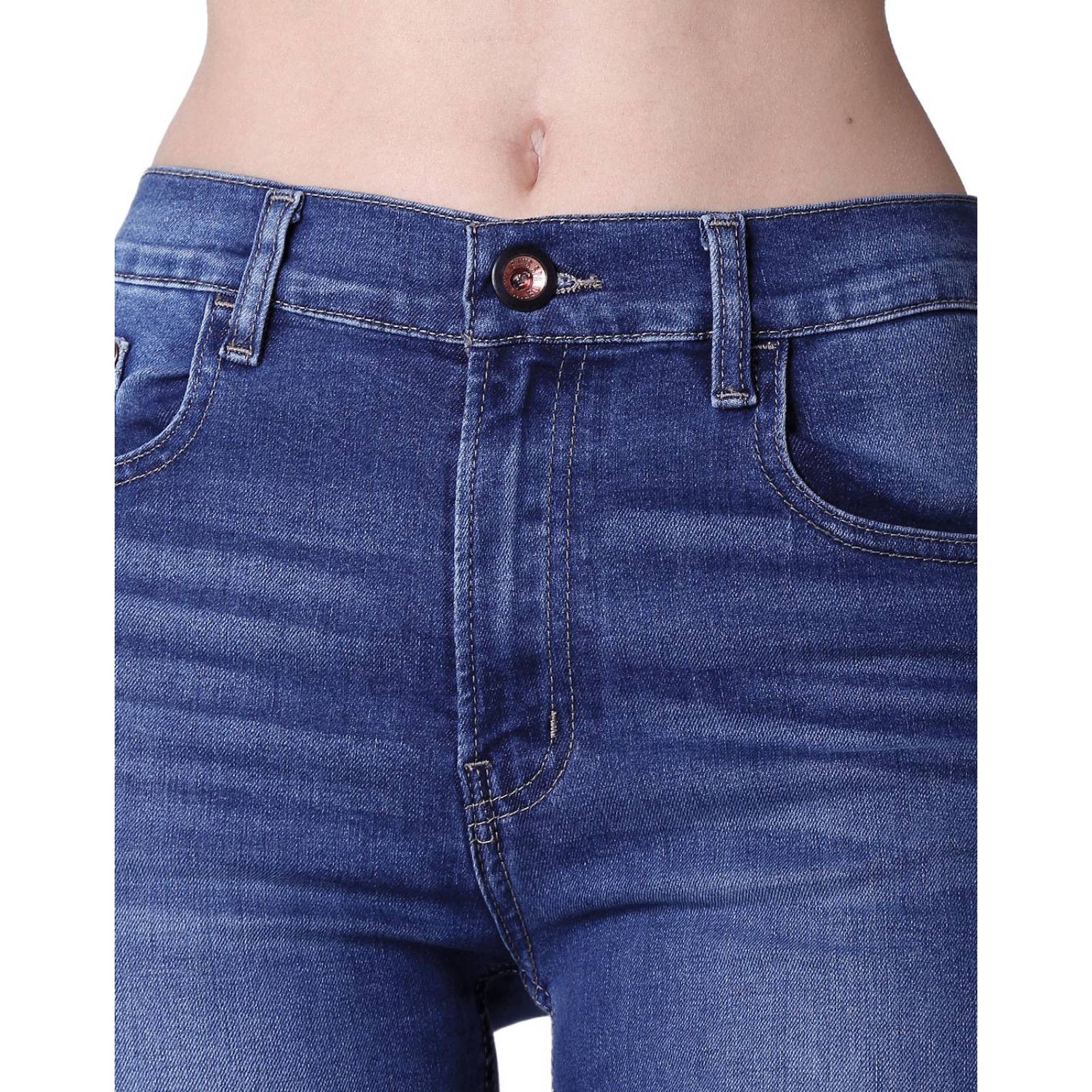 Jeans Moda Slim Mujer Azul Oggi Passion 59104606