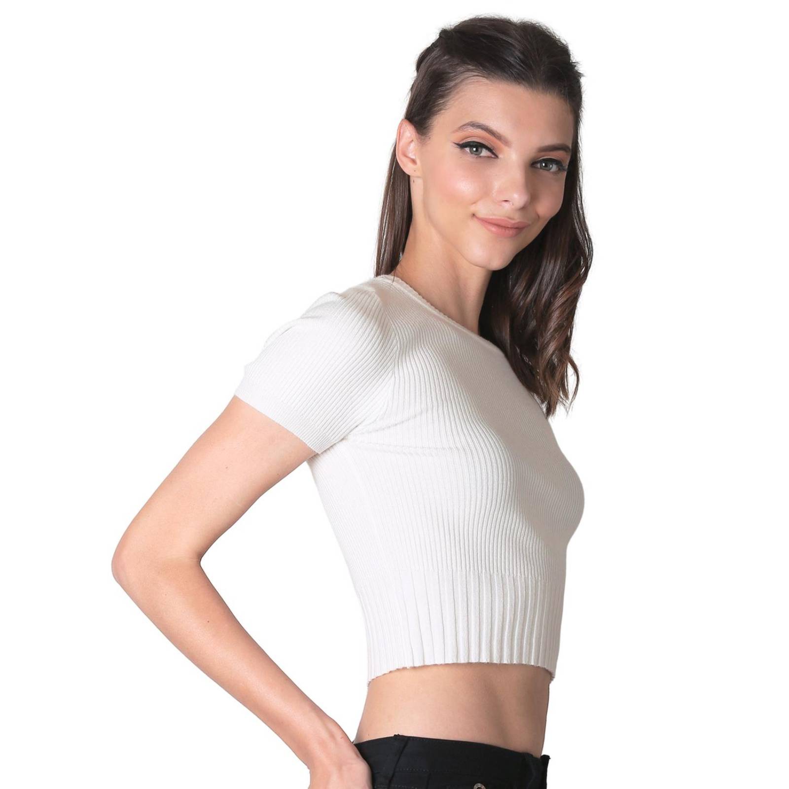 Blusa Mujer Crema Uk 56704627 