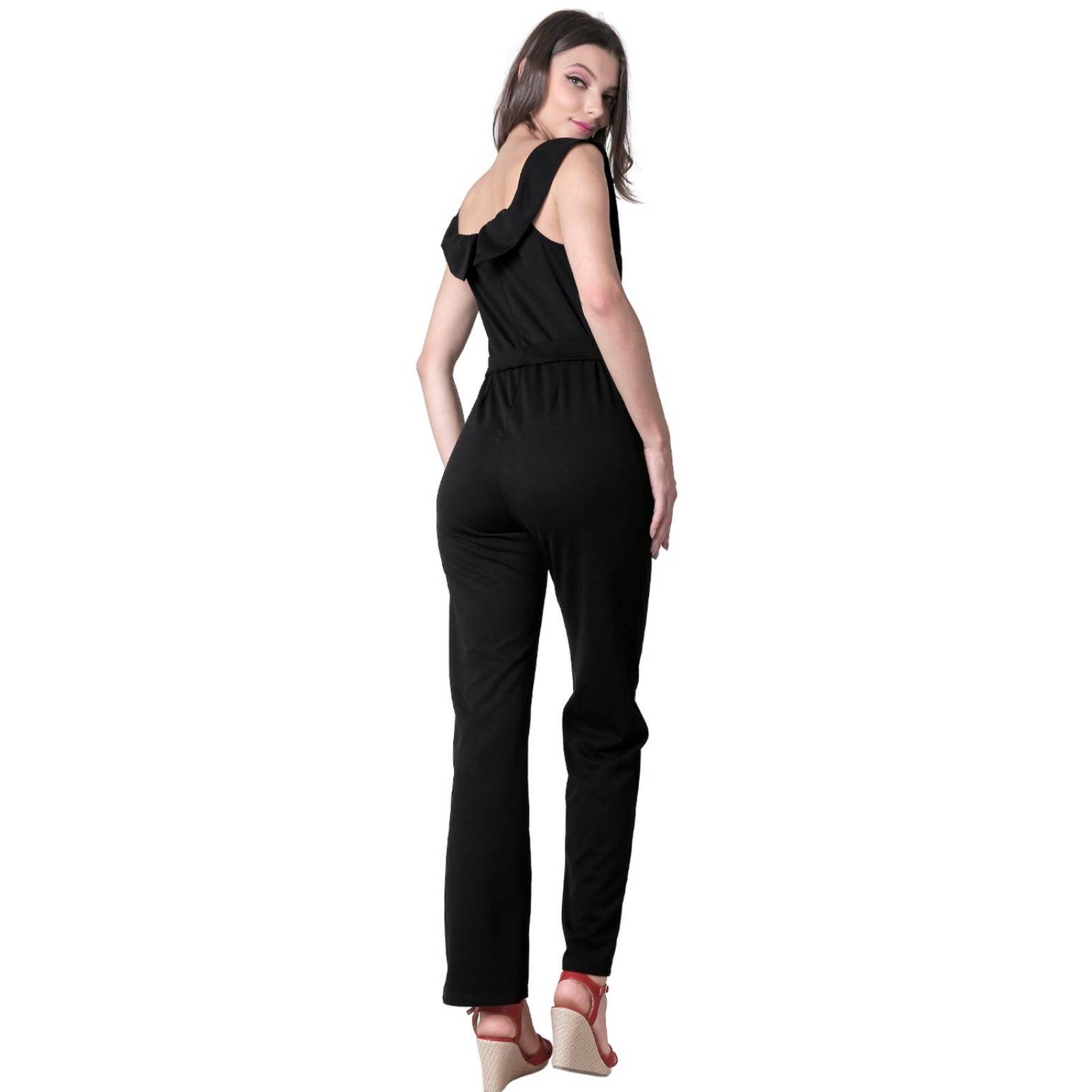 Jumpsuit Casual Mujer Negro Stfashion 61904606