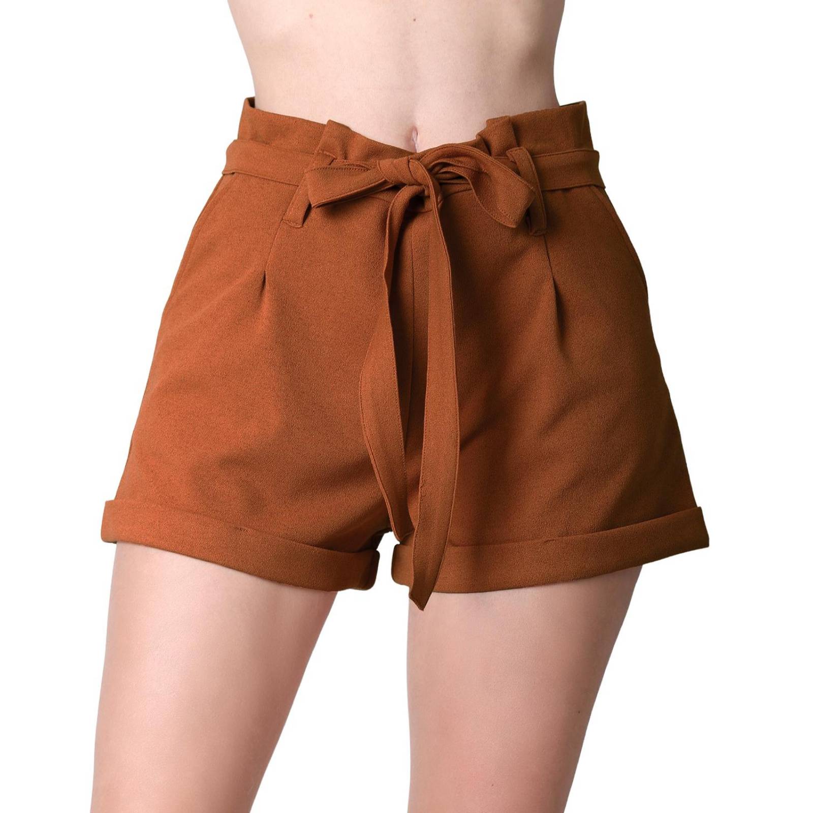 Short Mujer Casual Recto Café Stfashion 79304603