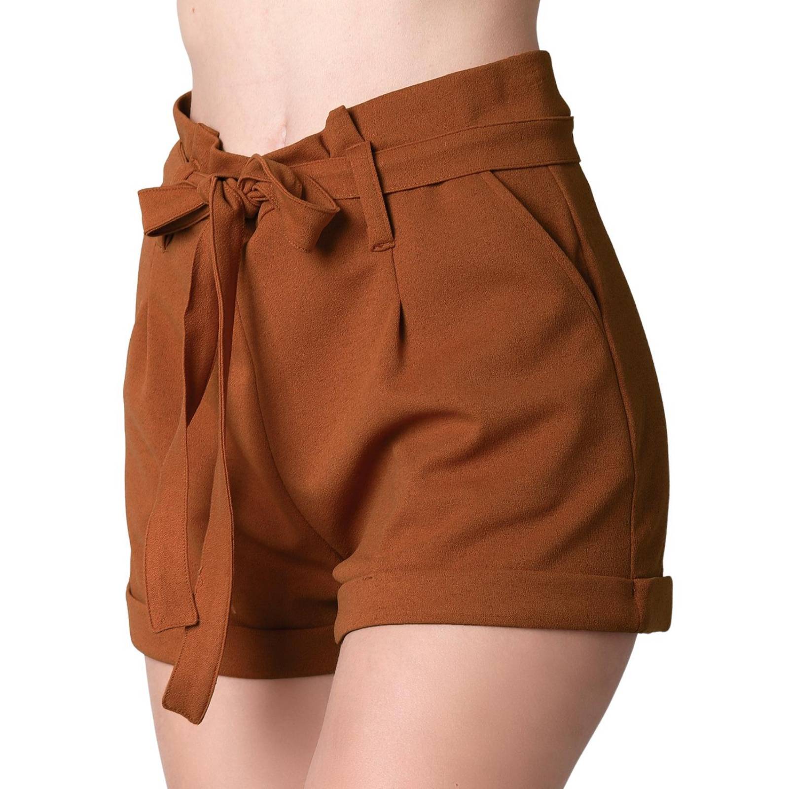Short Mujer Casual Recto Café Stfashion 79304603