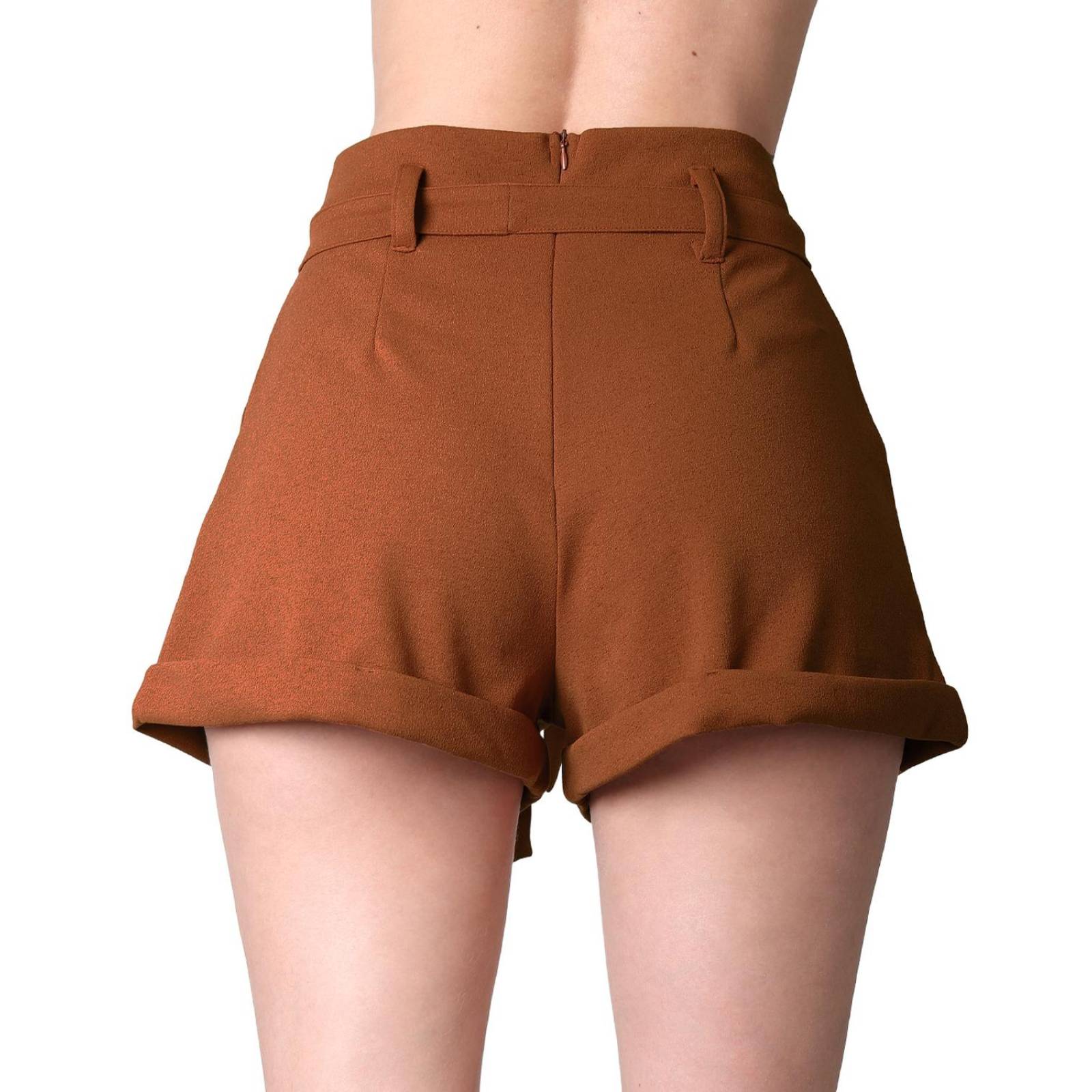 Short Mujer Casual Recto Café Stfashion 79304603