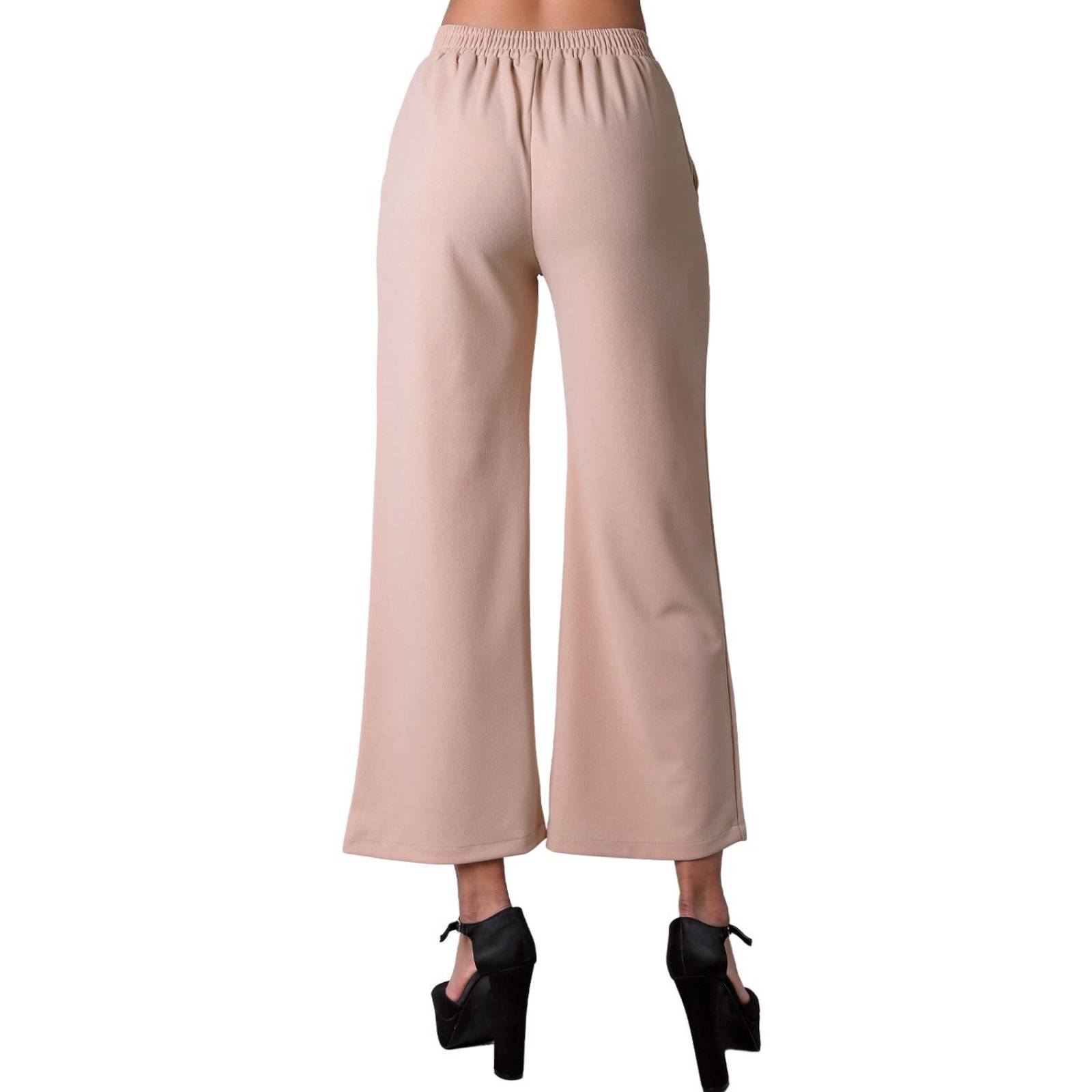 Pantalón Mujer Moda Recto Beige Stfashion 52404629 