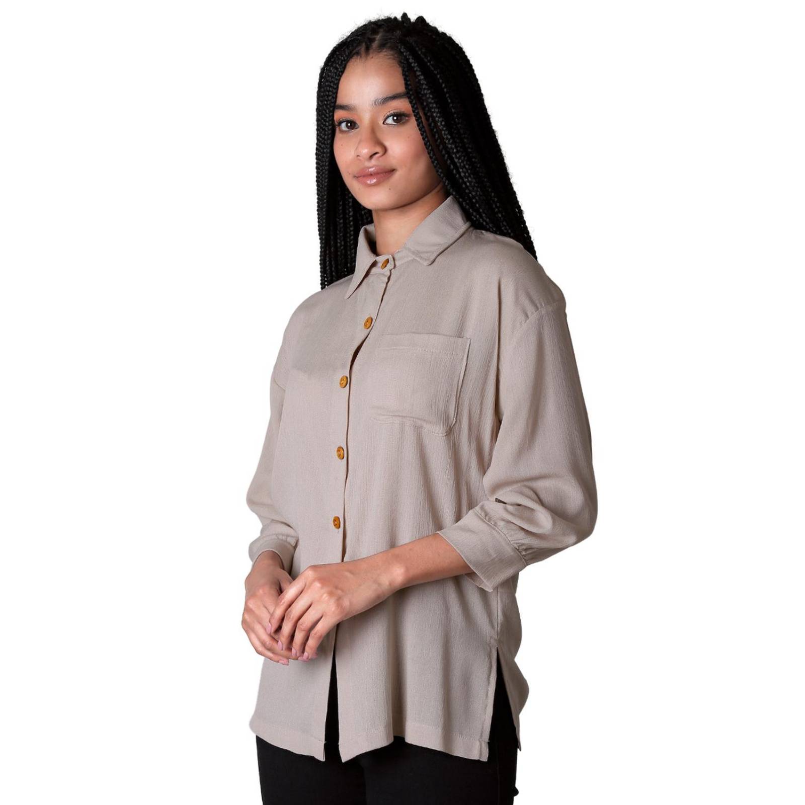 Blusa Mujer Beige Stfashion 52404603 