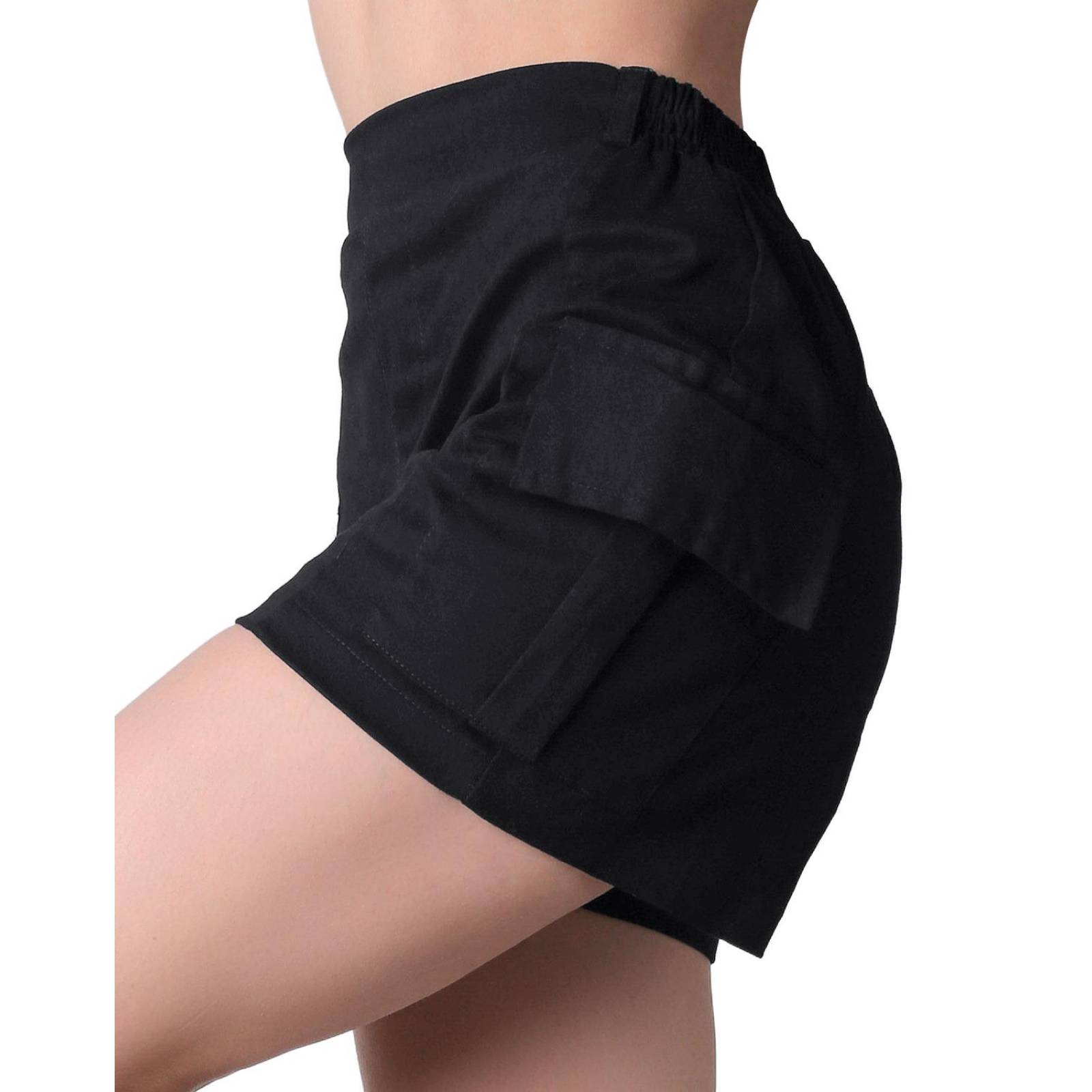 Short Casual Recto Mujer Negro Stfashion 52404610 