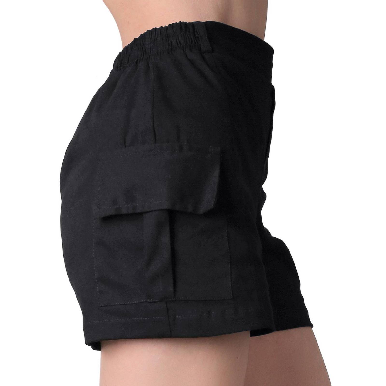 Short Casual Recto Mujer Negro Stfashion 52404610 