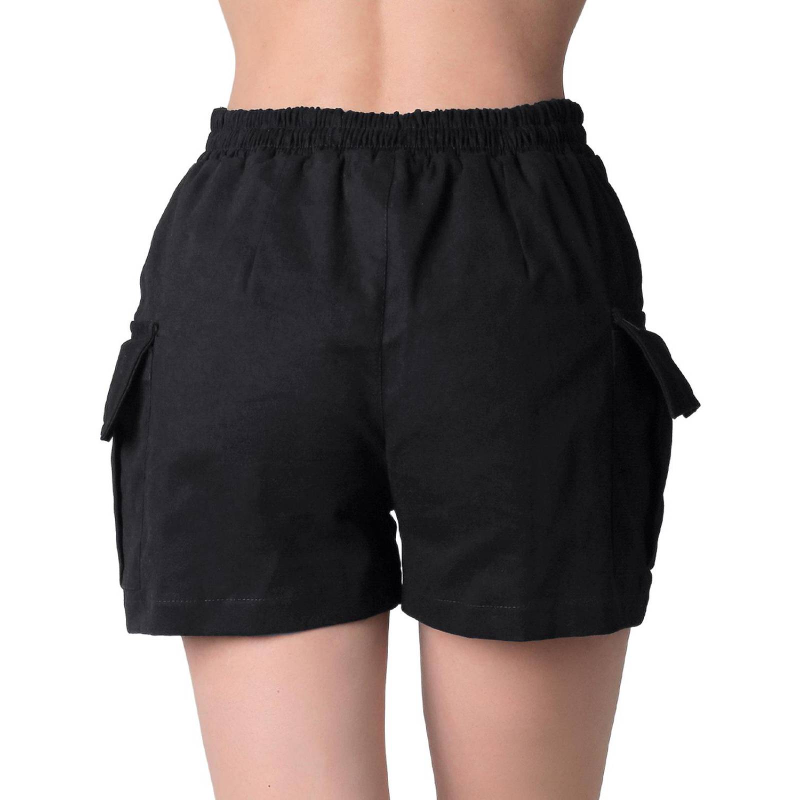 Short Casual Recto Mujer Negro Stfashion 52404610 