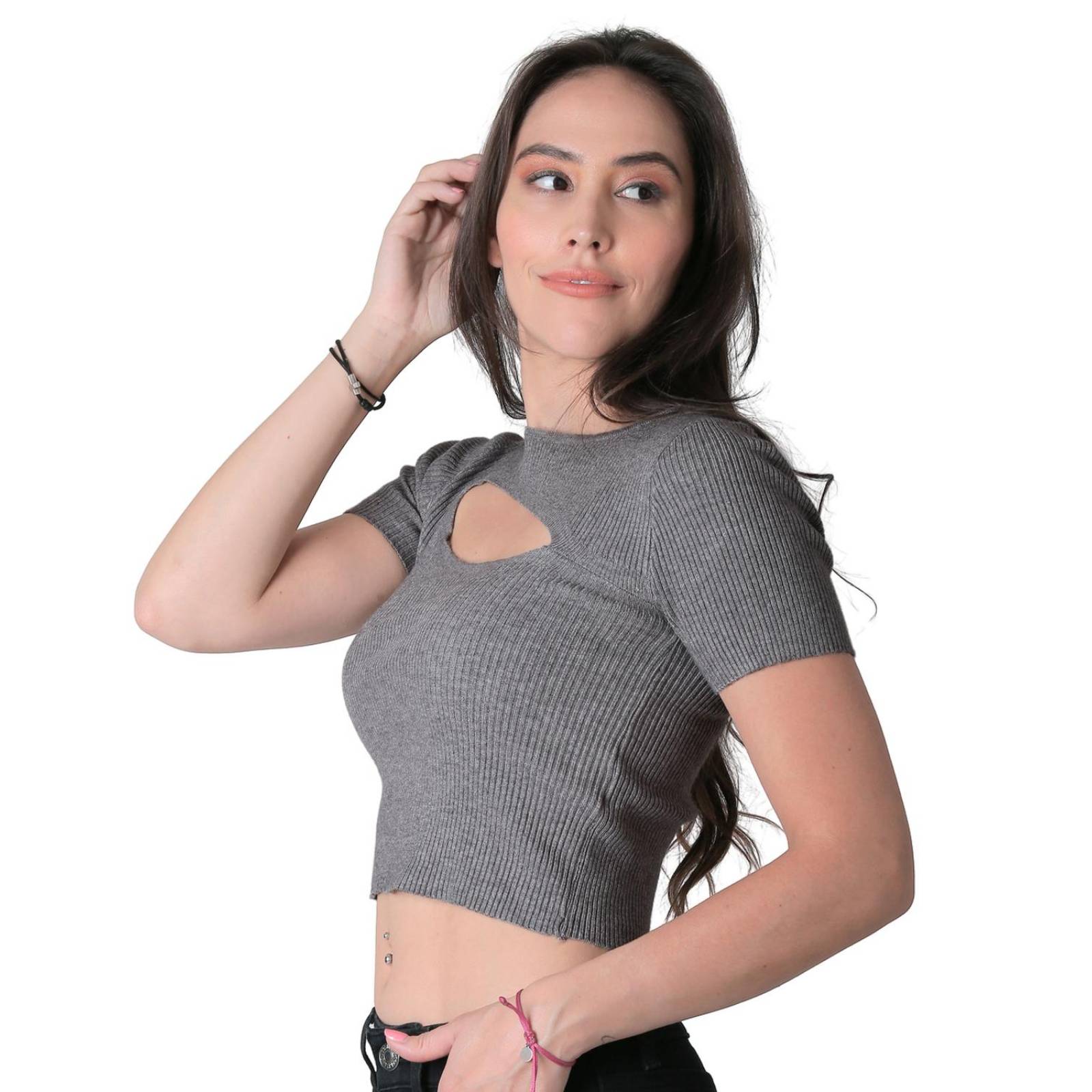 Blusa Mujer Gris Salvaje Tentación 56704662 