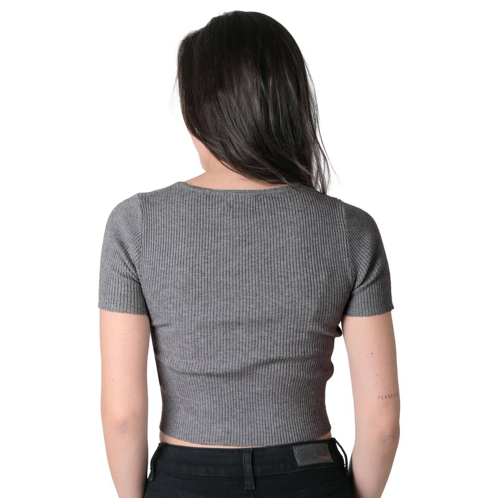 Blusa Mujer Gris Salvaje Tentación 56704662 