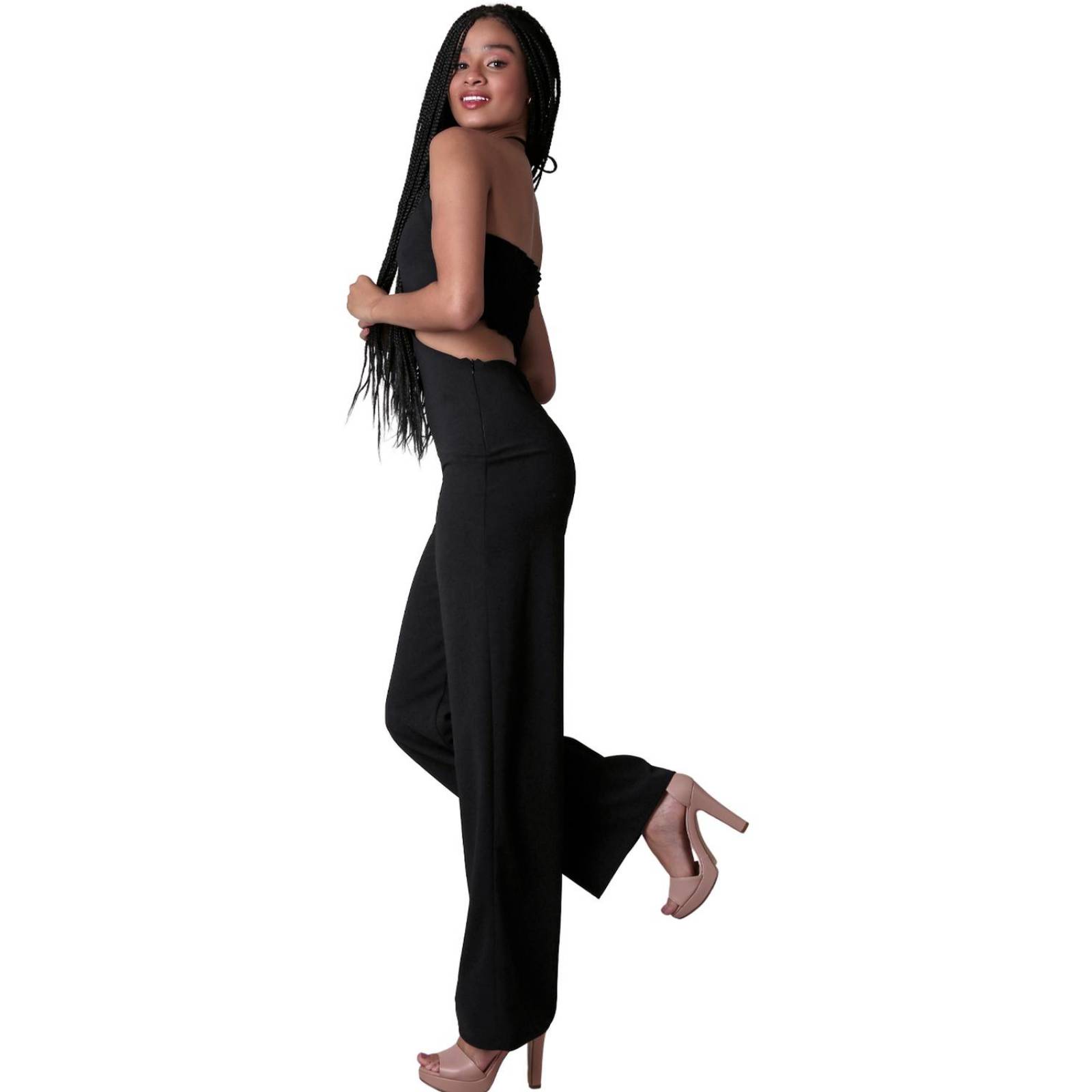 Palazzo Casual Mujer Negro Stfashion 61904608 