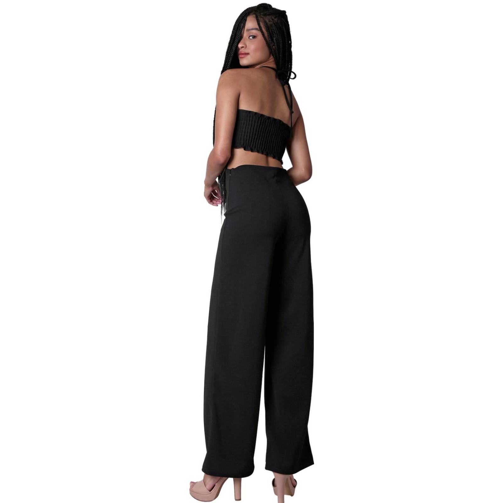 Palazzo Casual Mujer Negro Stfashion 61904608 