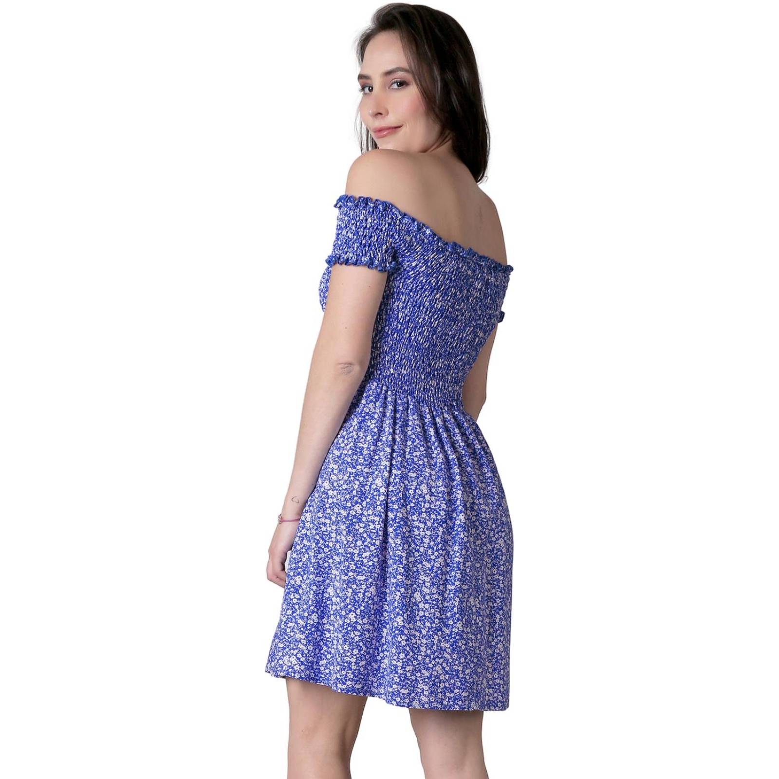 Vestido Mujer Casual Azul Stfashion 72904614 