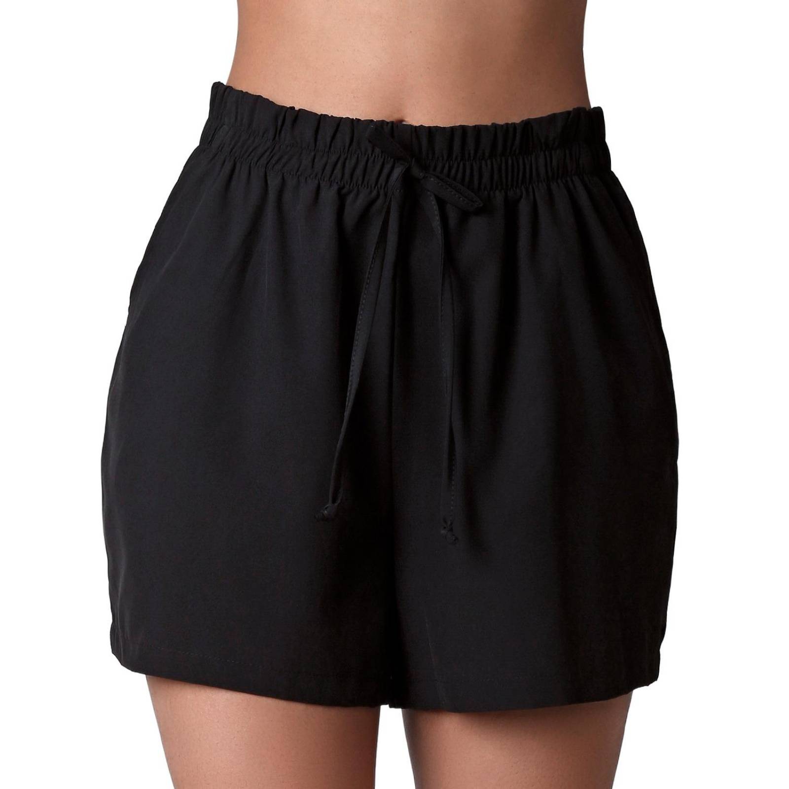 Short Deportivo Recto Mujer Negro Stfashion 72604704 