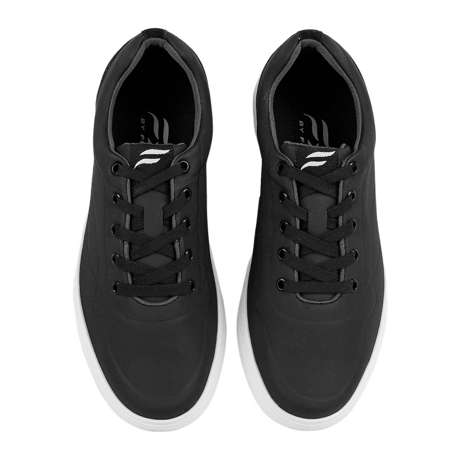Tenis Casual Hombre Negro Textil Flexi 02503856 