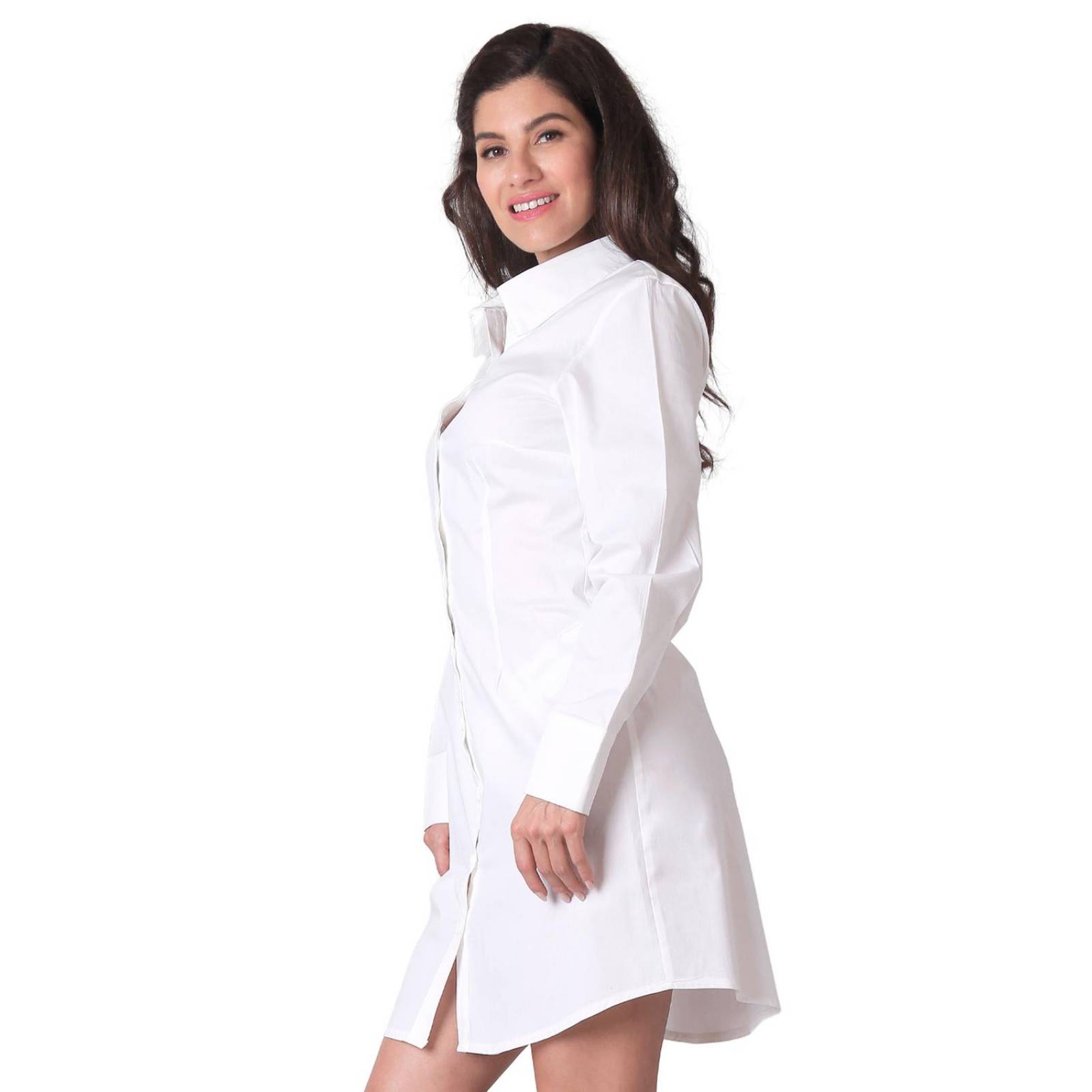 Vestido Mujer Casual Blanco Stfashion 64104725 .