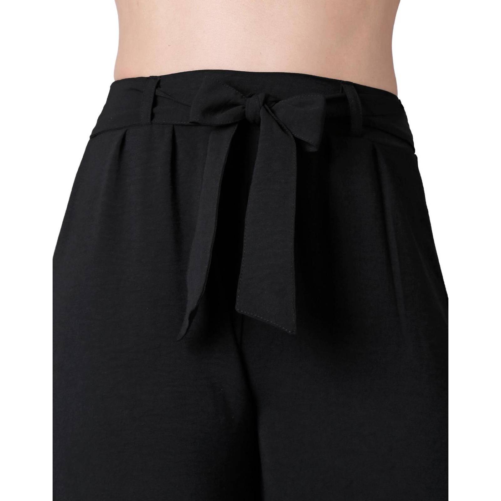 Pantalón Mujer Moda Recto Negro Stfashion 79304608 .