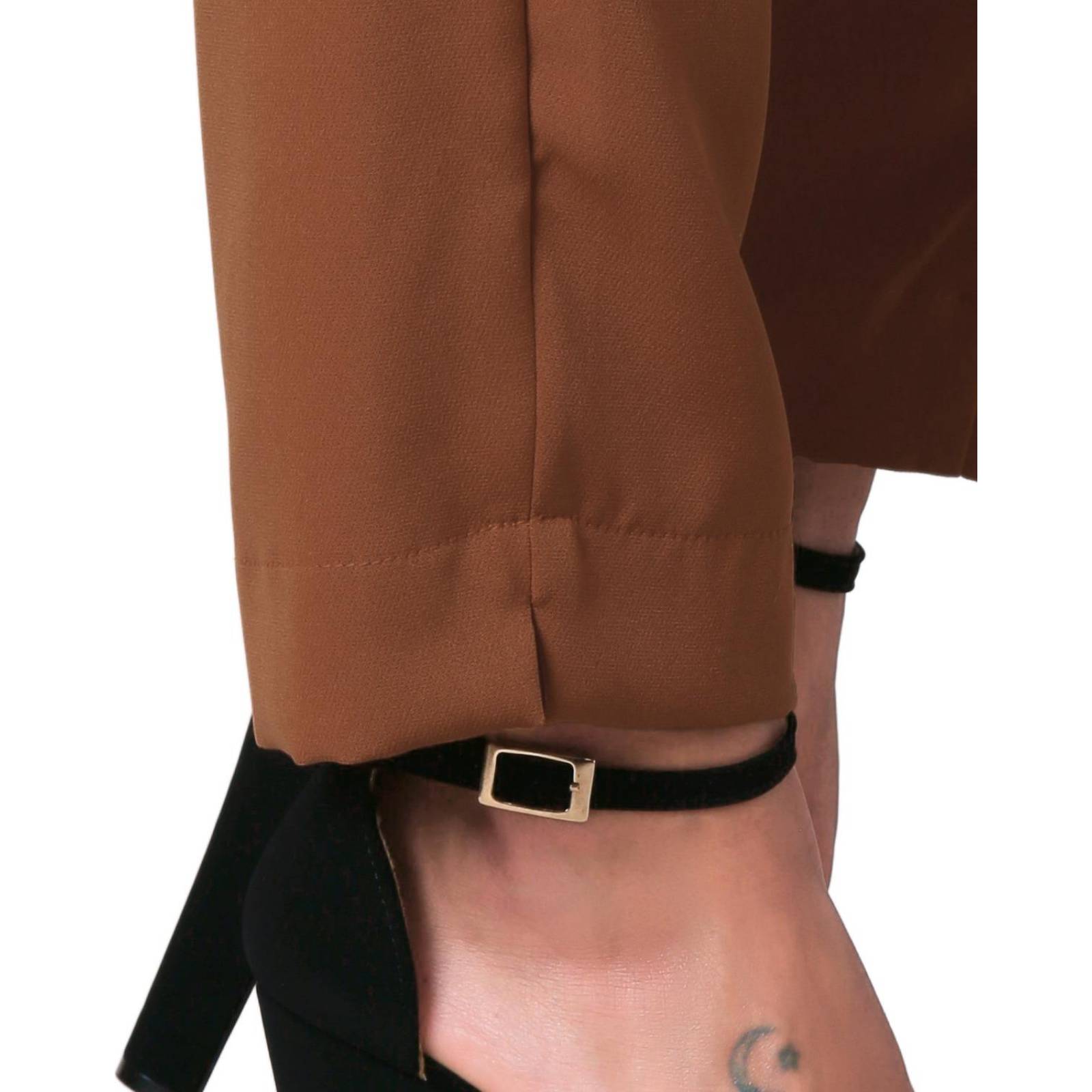 Pantalón Mujer Vestir Skinny Café Stfashion 72904647 .