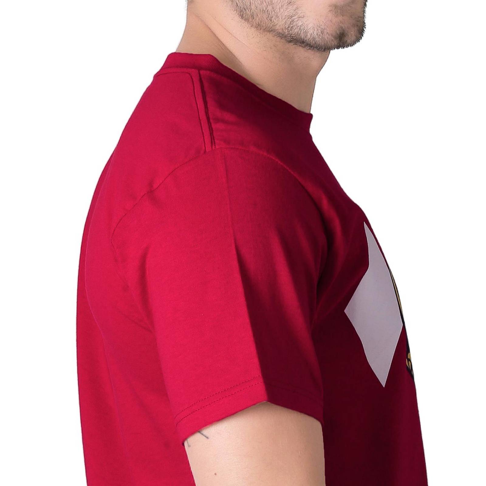 Playera Hombre Moda Camiseta Rojo Toxic 51604622 
