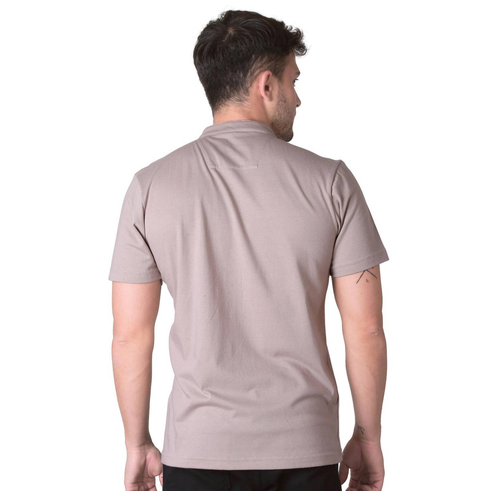 Playera discount beige hombre