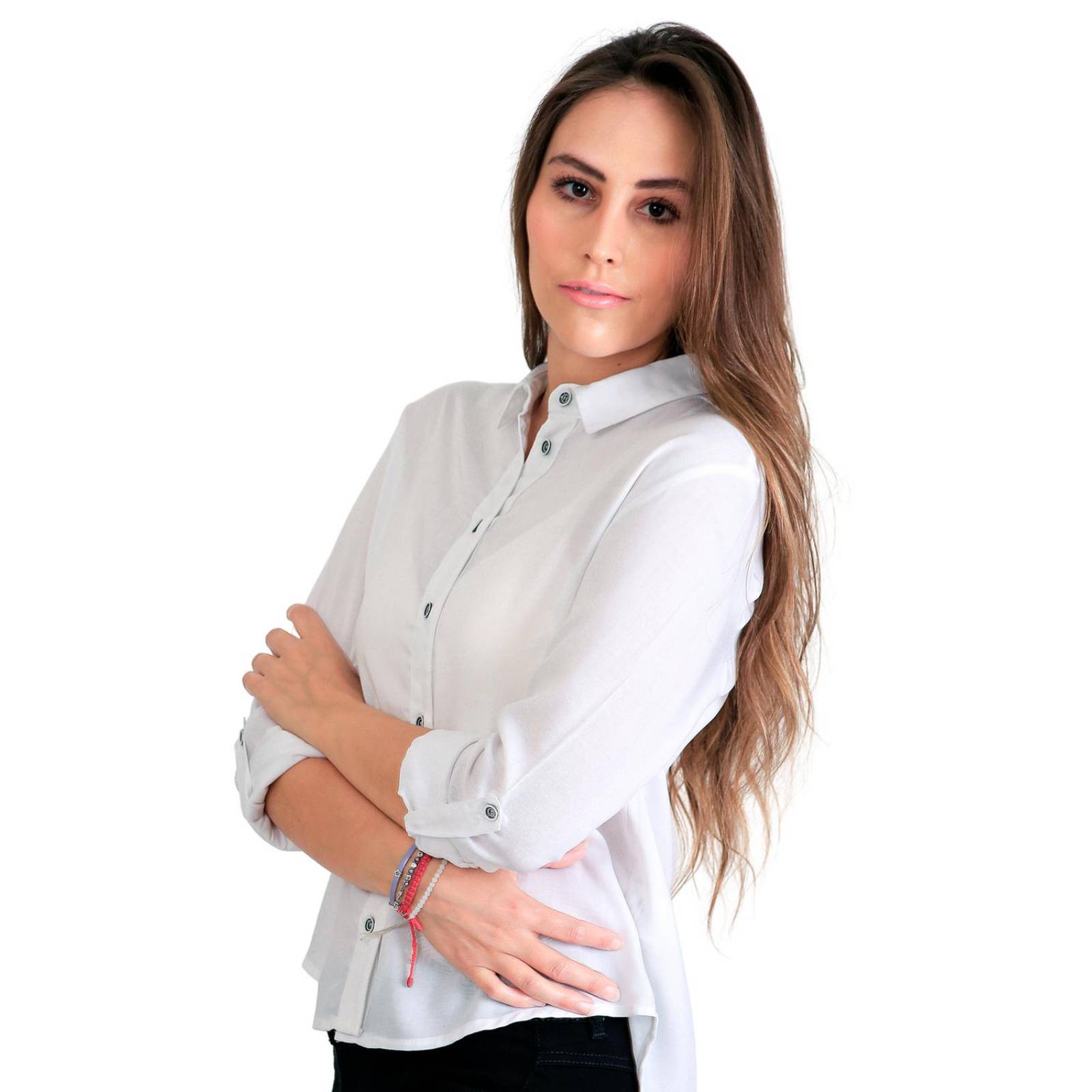 Blusa Mujer Casual Elegante Manga Larga Stfashion 60409003 