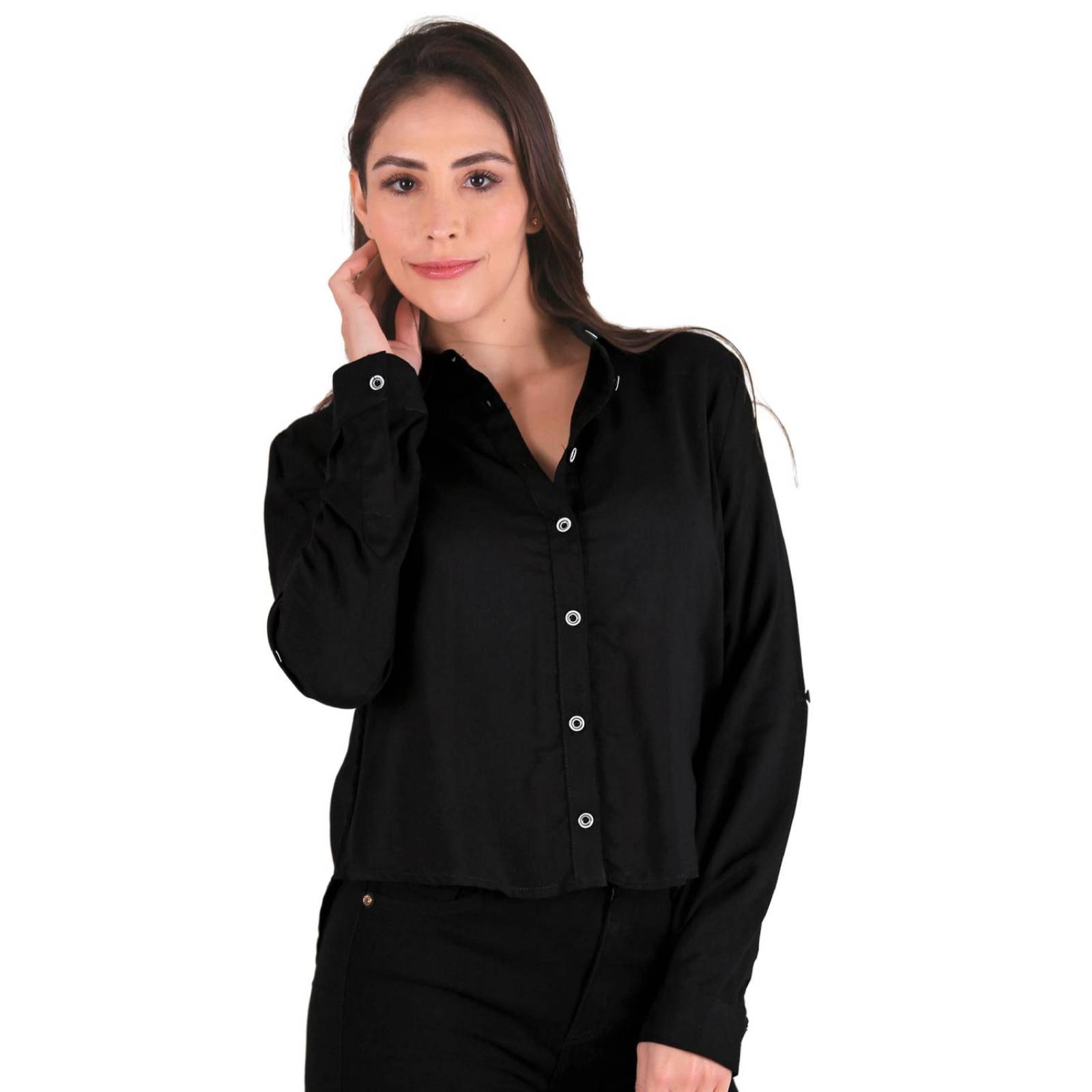 Blusa Mujer Casual Elegante Manga Larga Stfashion 60409003 