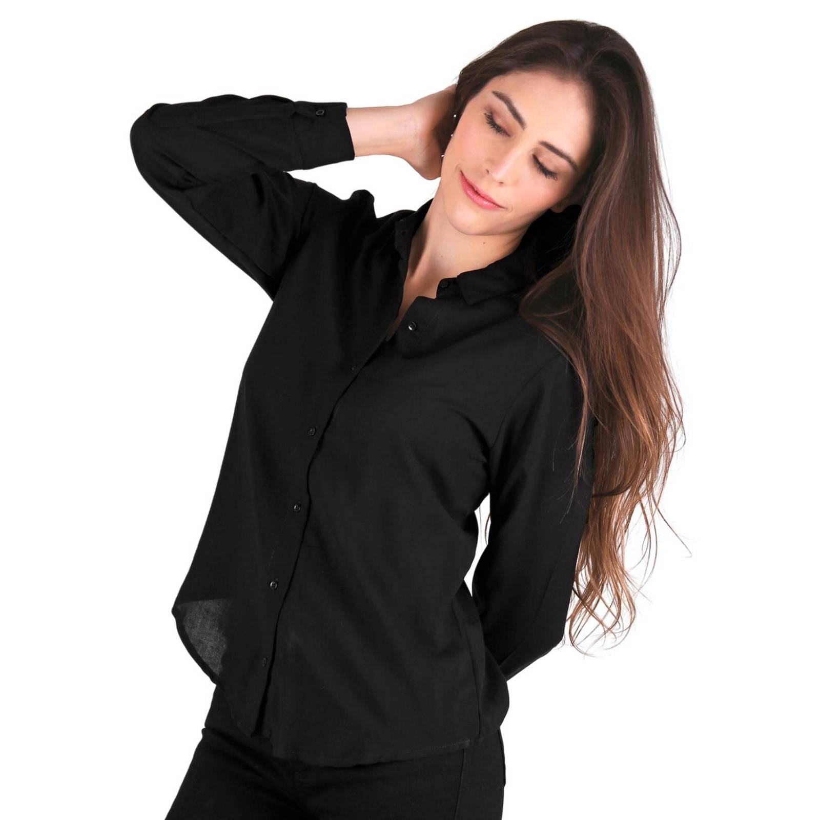 Blusa Mujer Casual Elegante Manga Larga Stfashion 60409005 