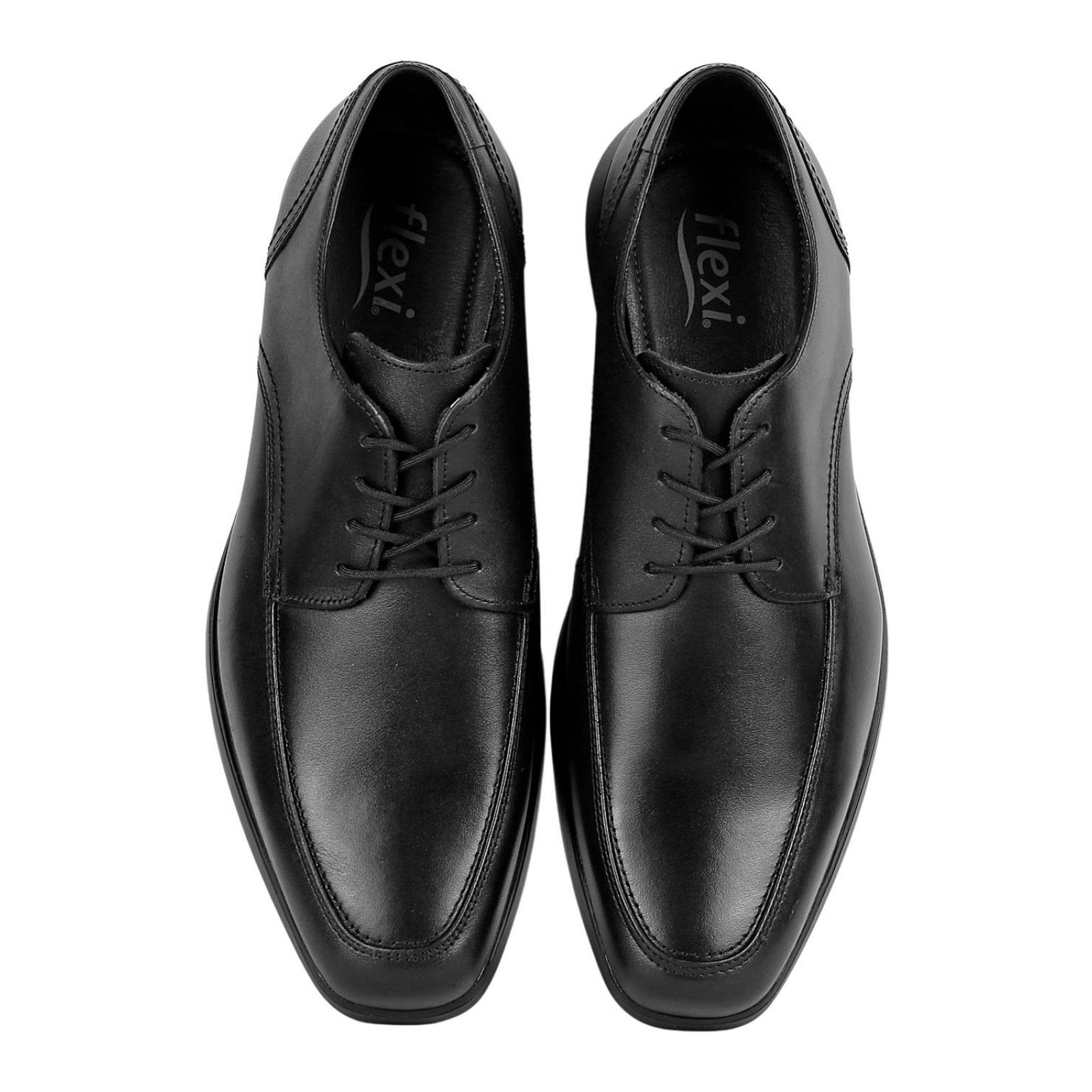 Zapato Hombre Oxford Vestir Oxford Negro Piel Flexi 02503826 