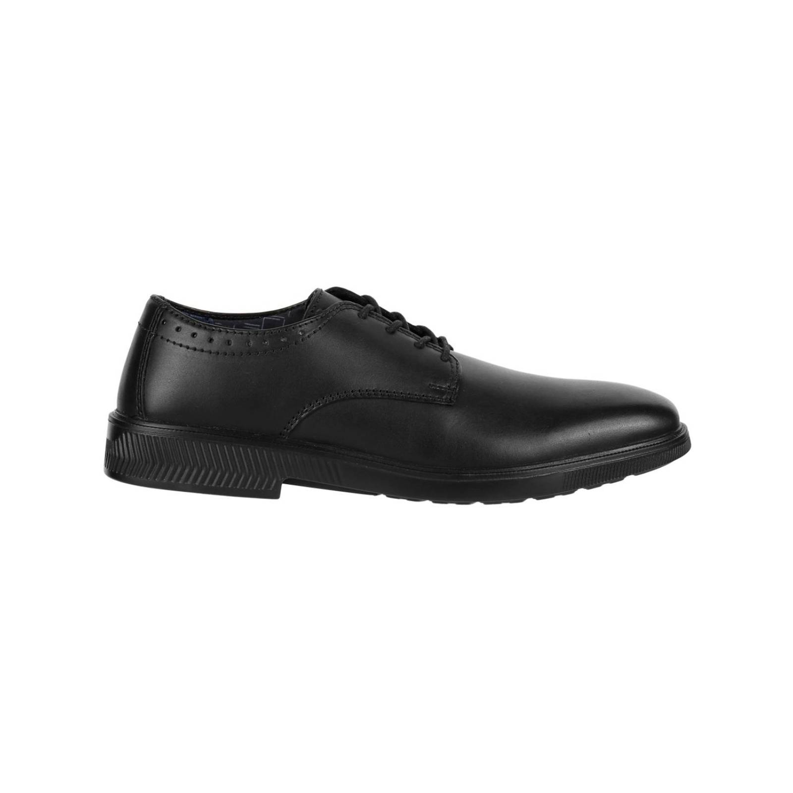 Zapato Vestir Piso Hombre Negro Piel Flexi 02503870 
