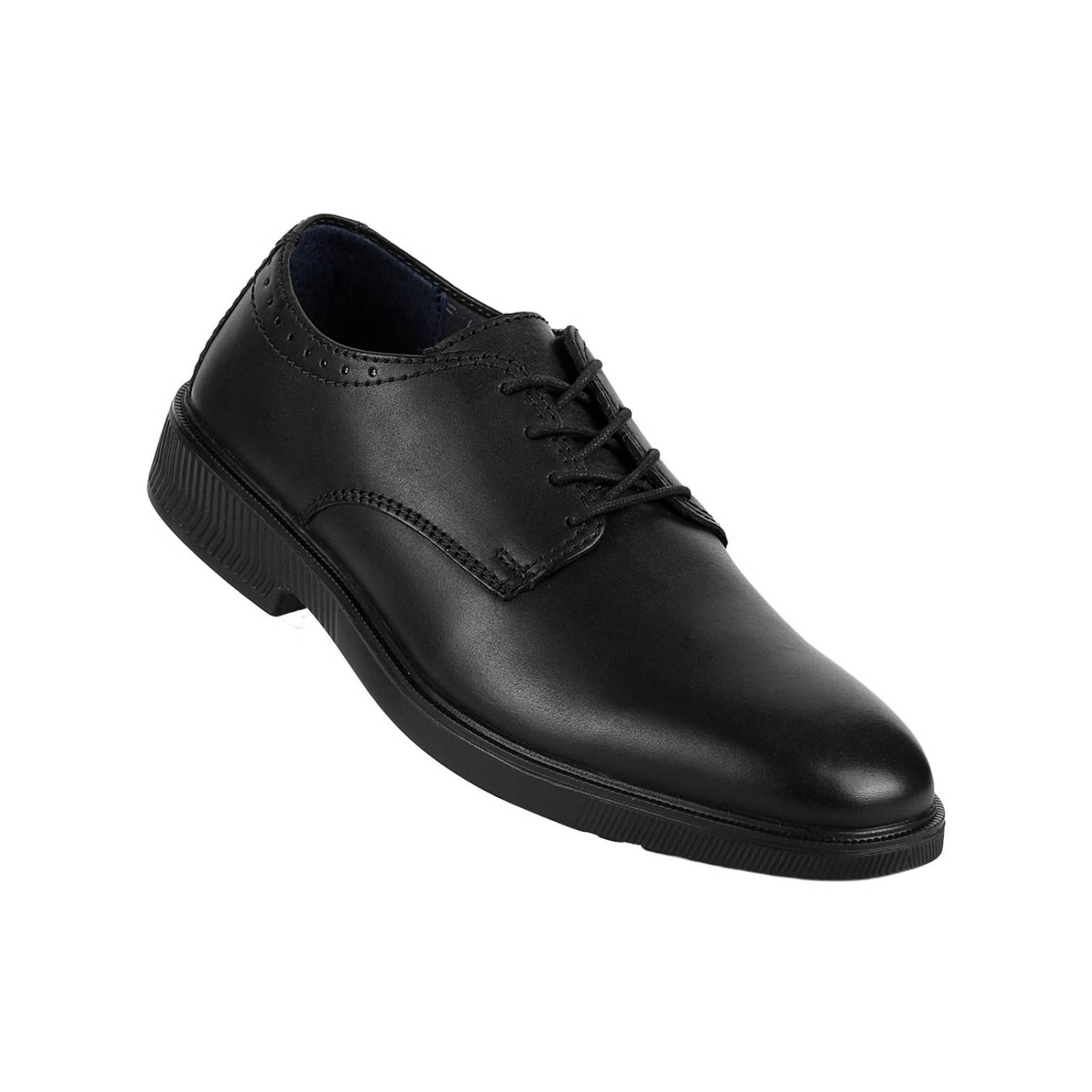 Zapato Vestir Piso Hombre Negro Piel Flexi 02503870 
