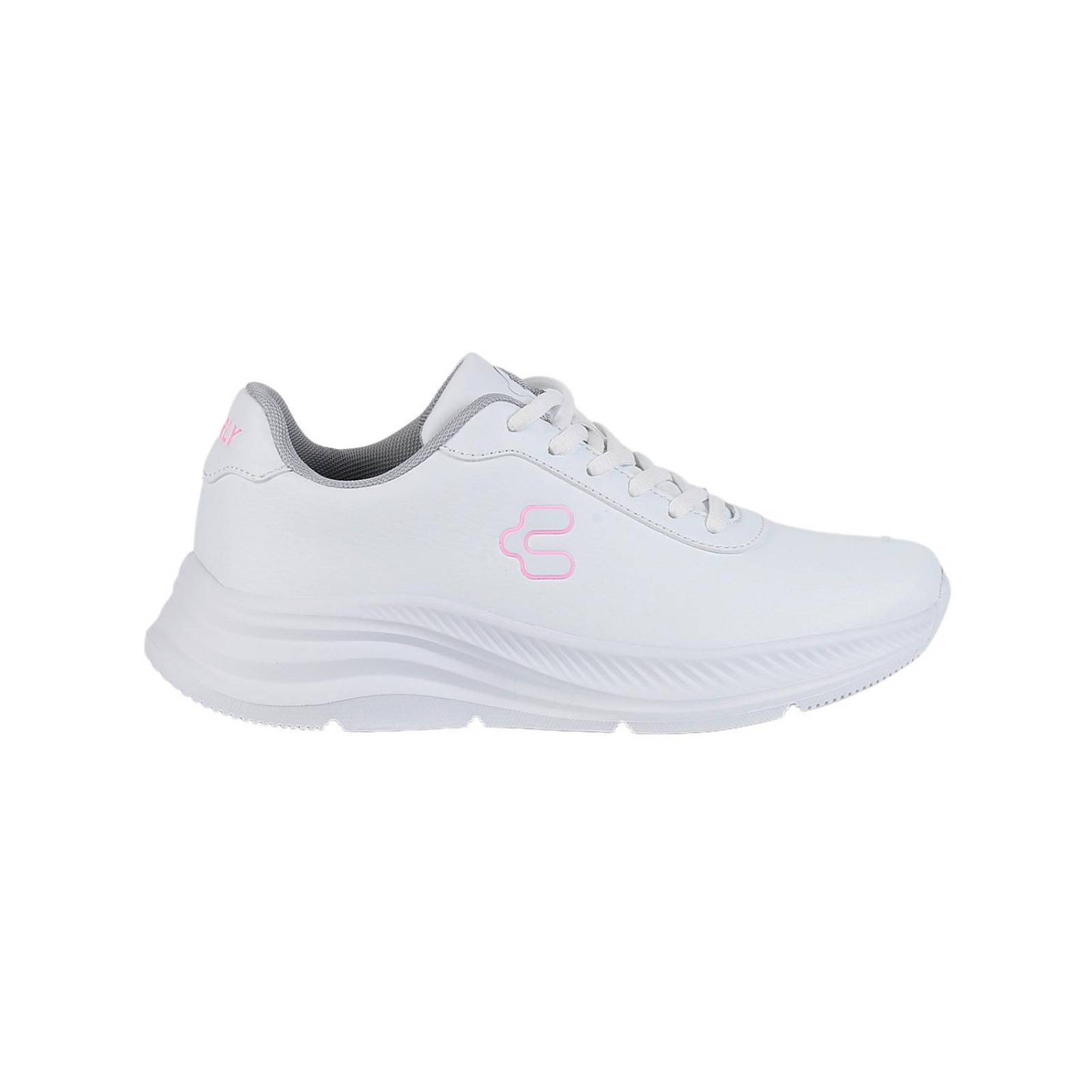 Tenis Moda Mujer Blanco Tacto Piel Charly 02303805