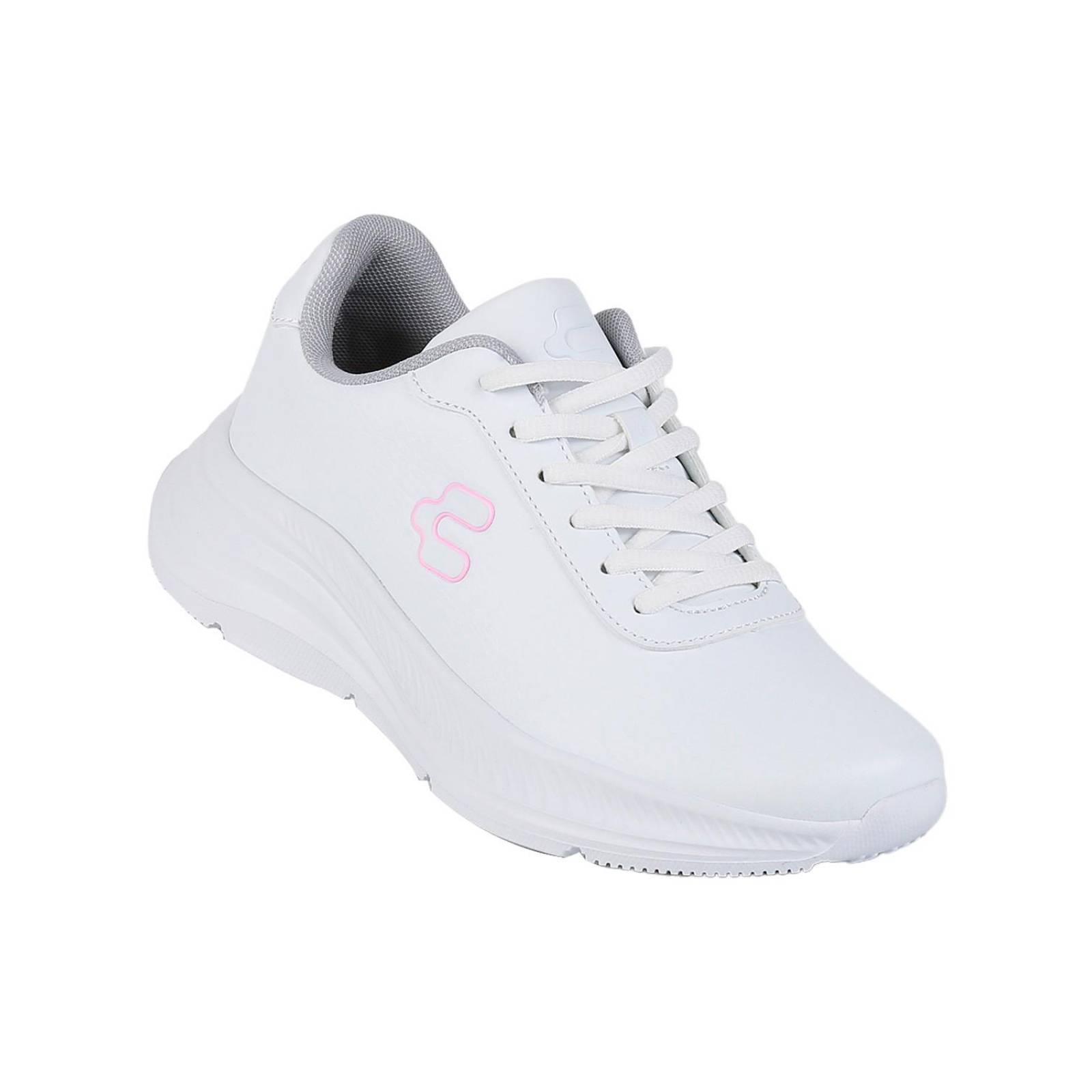 Tenis Moda Mujer Blanco Tacto Piel Charly 02303805