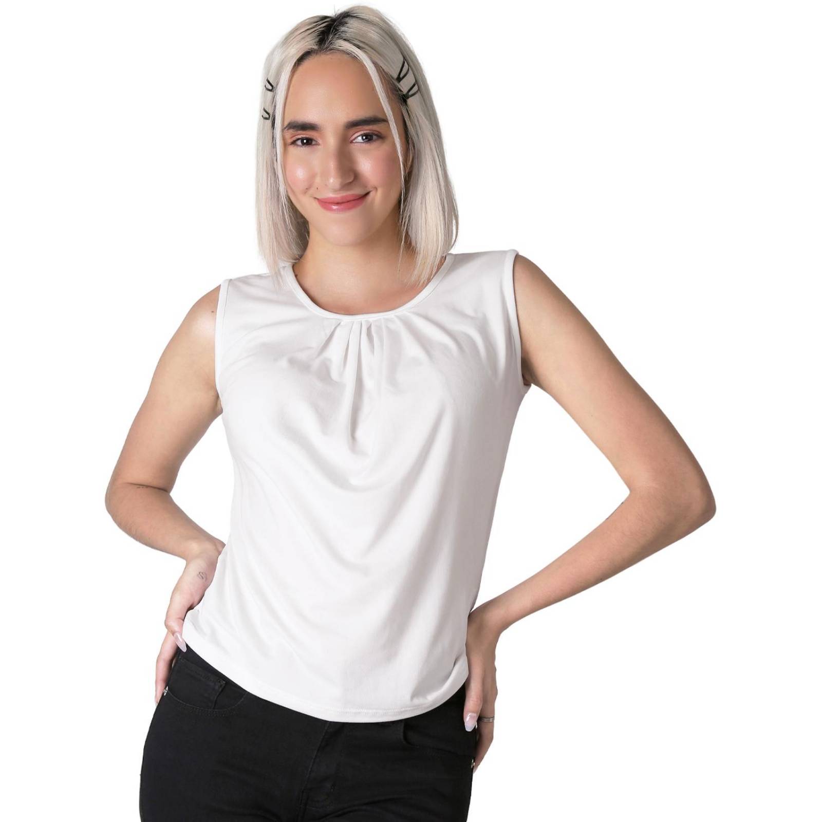 Blusa Mujer Crema Stfashion 50004625 