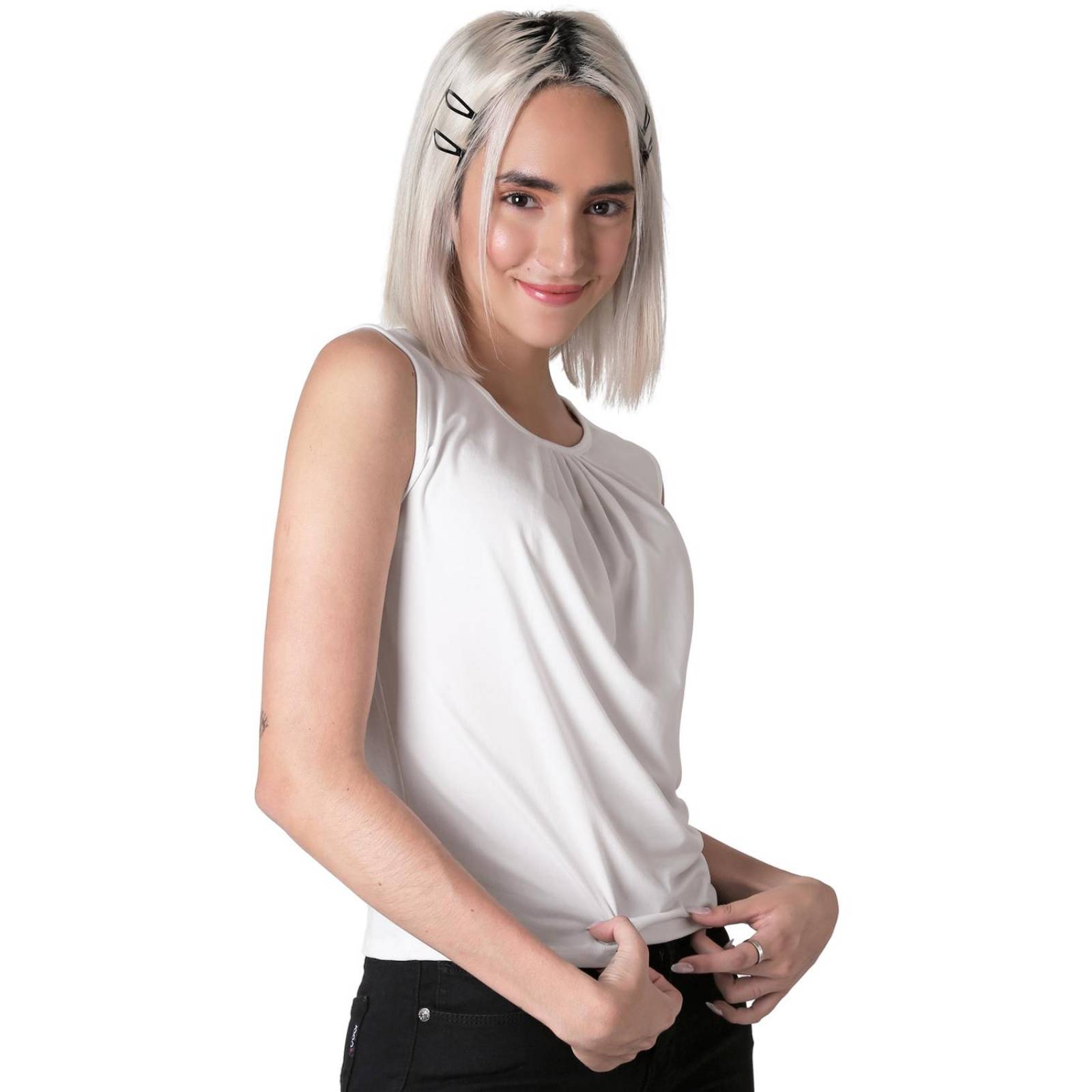 Blusa Mujer Crema Stfashion 50004625 