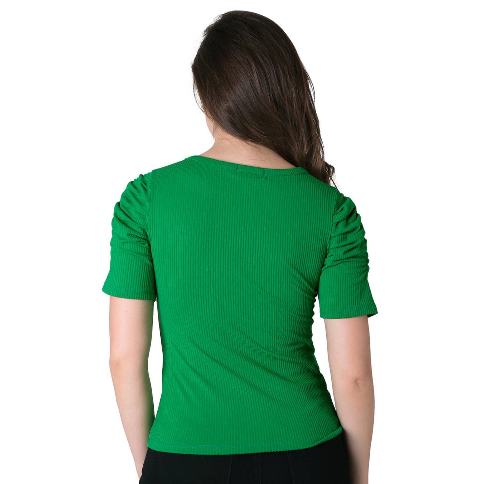 Playera Mujer Moda Camiseta Verde Stfashion 50004643
