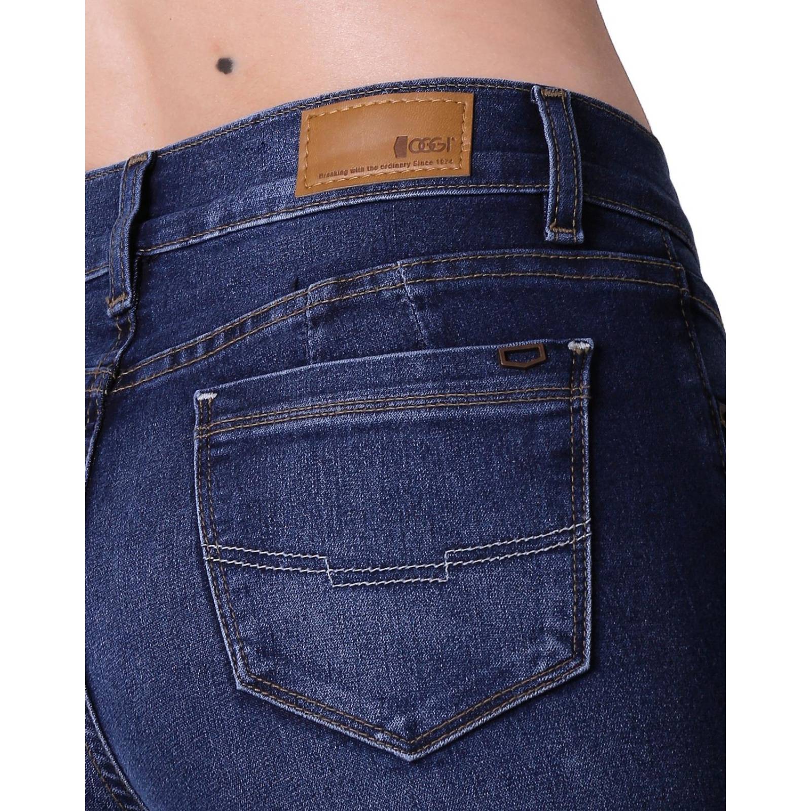 Jeans Basico Skinny Mujer Negro Oggi Carol 59104640 