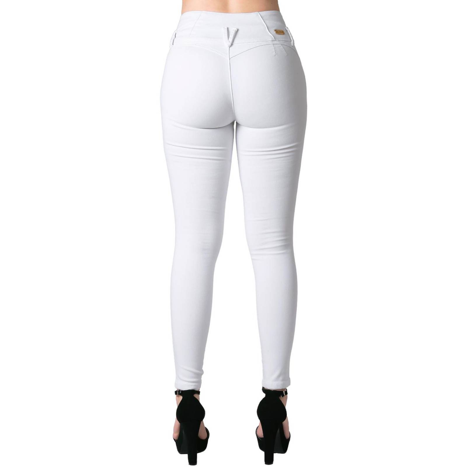Jeans Moda Skinny Mujer Blanco Fergino 52904610 
