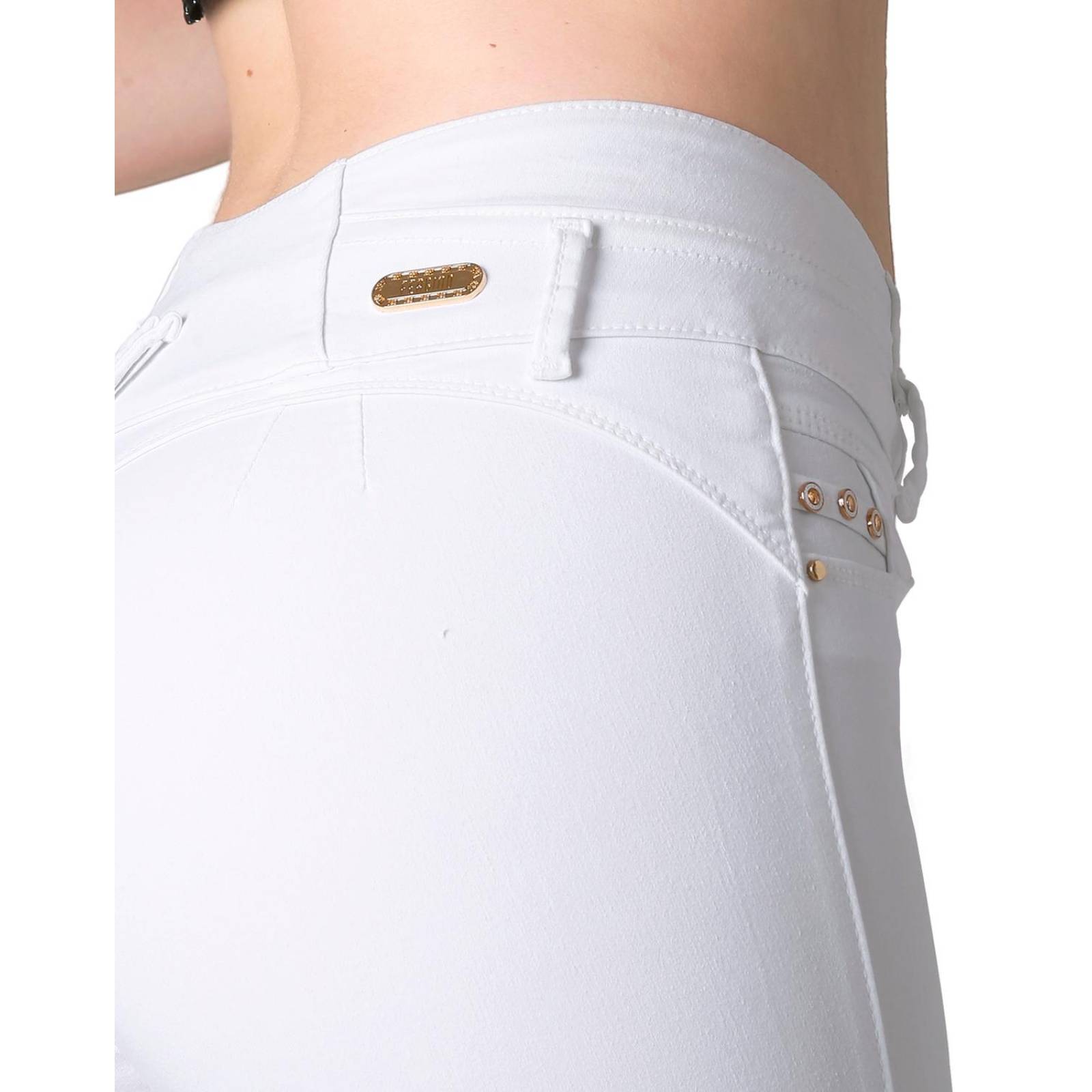 Jeans Moda Skinny Mujer Blanco Fergino 52904610 