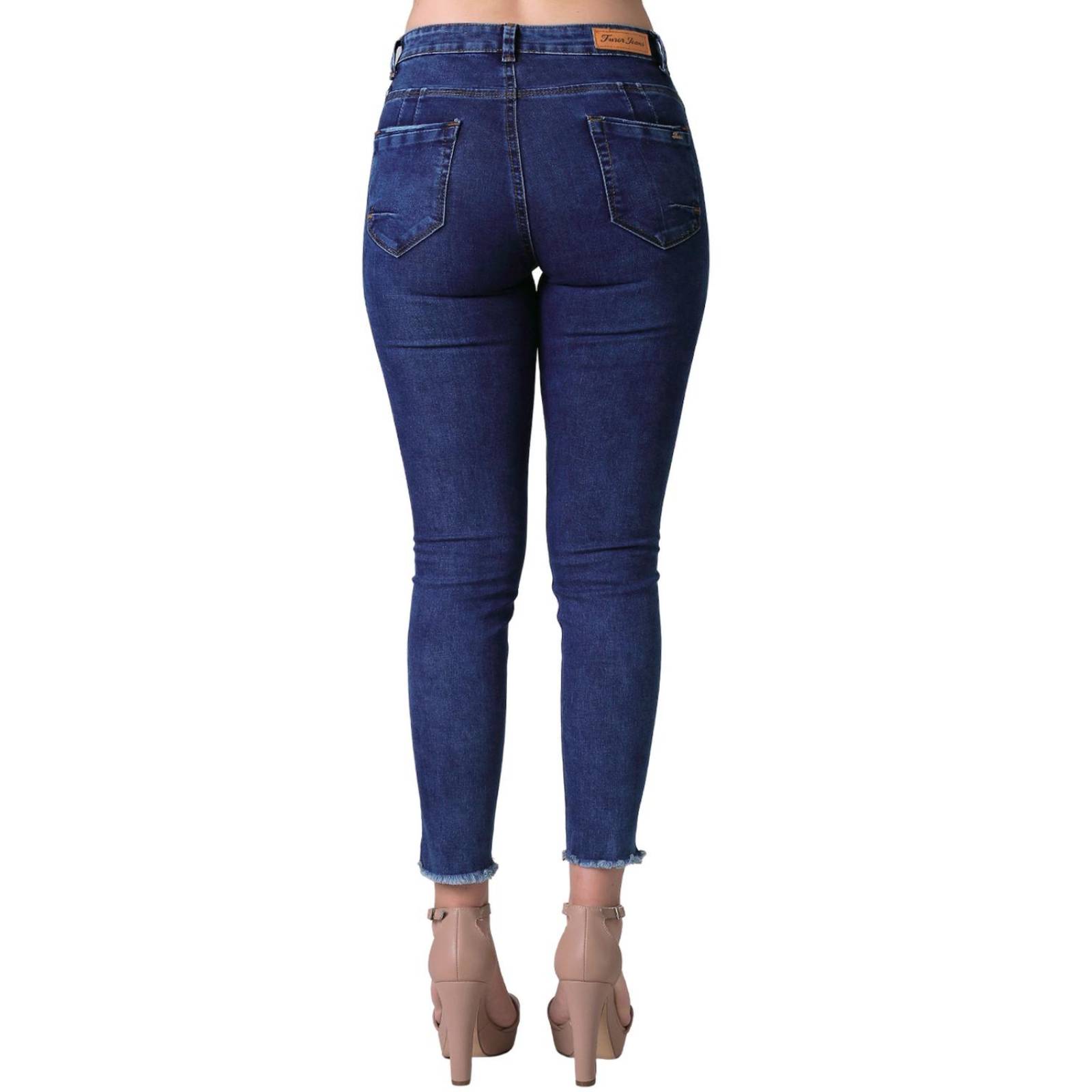 Jeans Mujer Moda Skinny Azul Furor 62106438 .