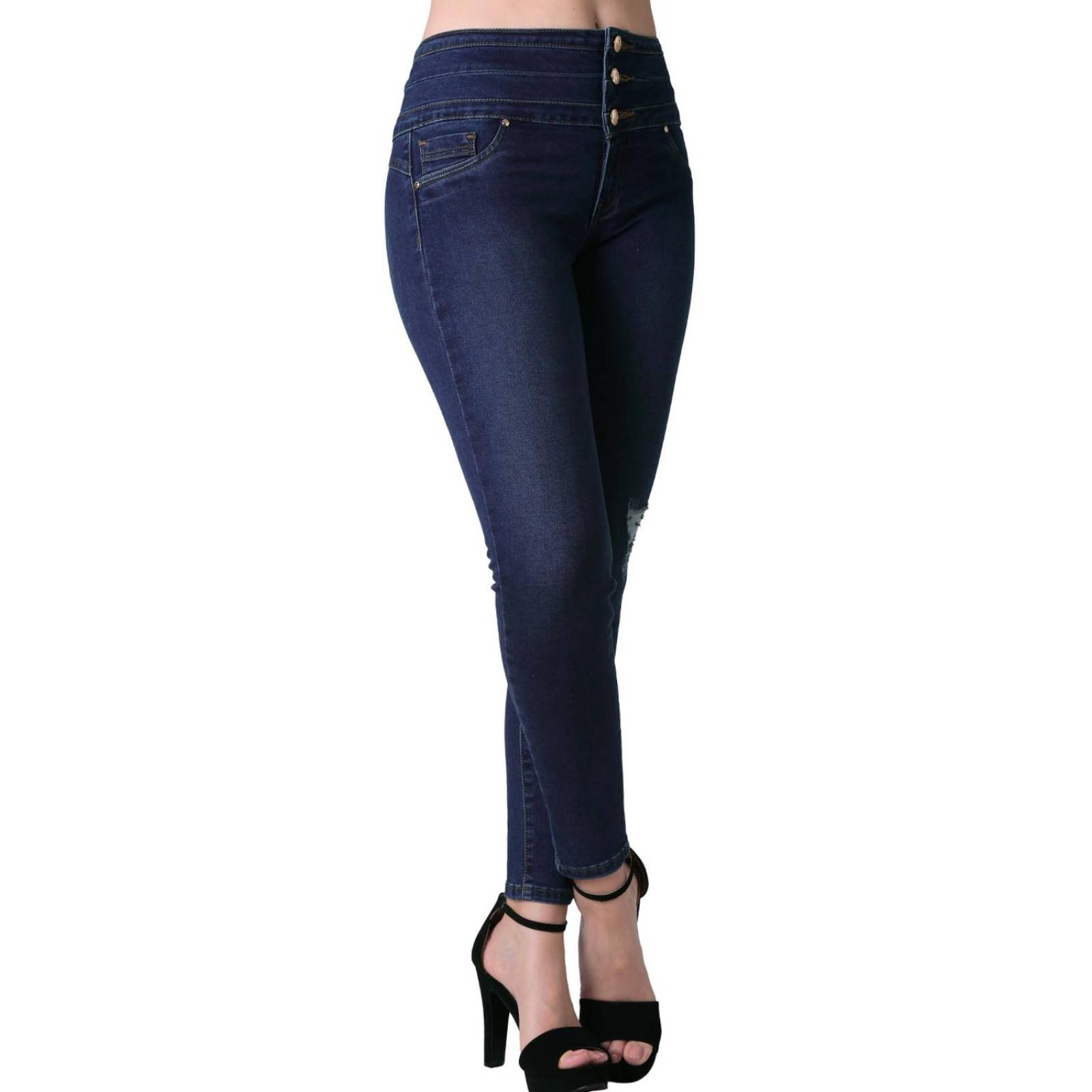 Jeans Mujer Moda Skinny Azul Furor 62106616 