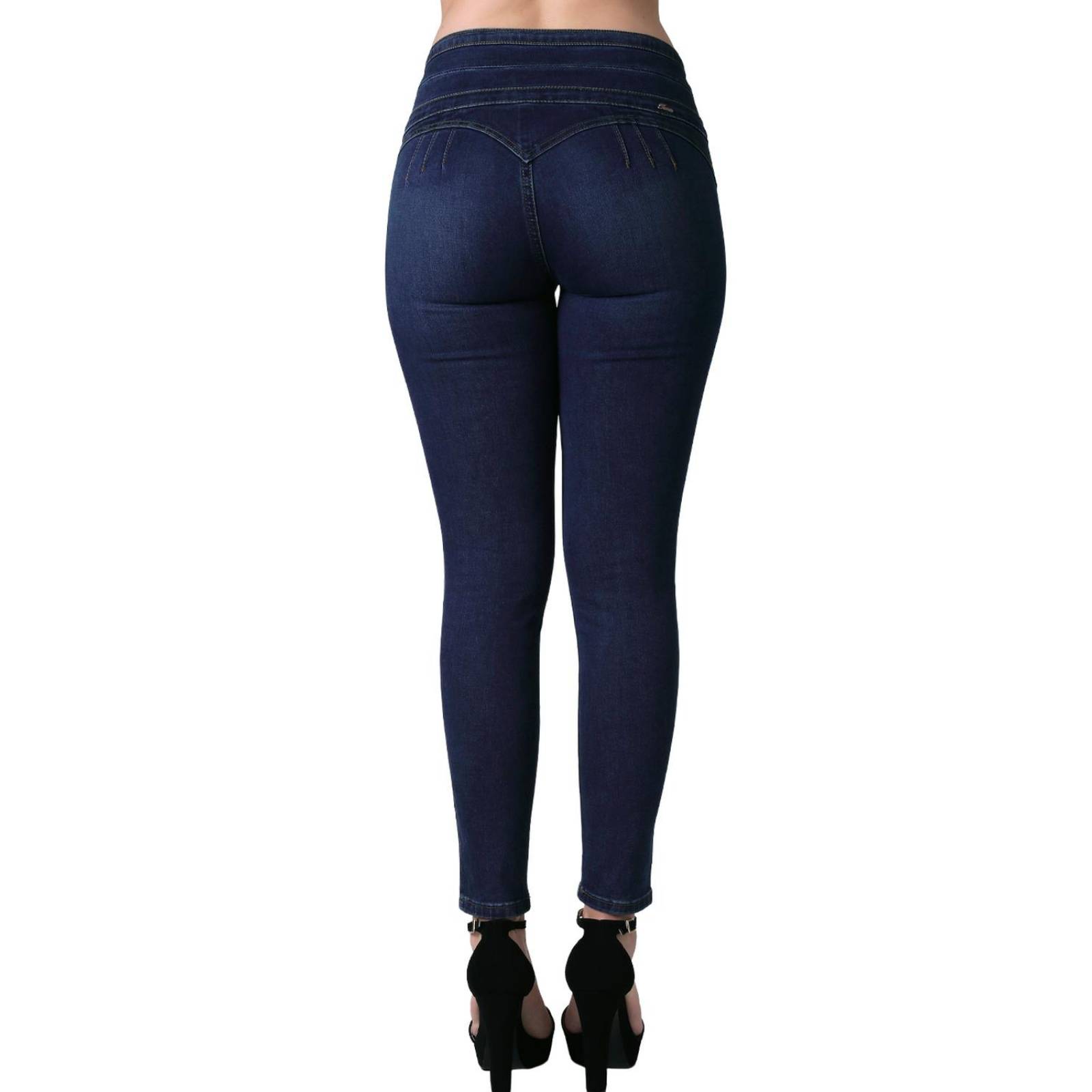 Jeans Mujer Moda Skinny Azul Furor 62106616 