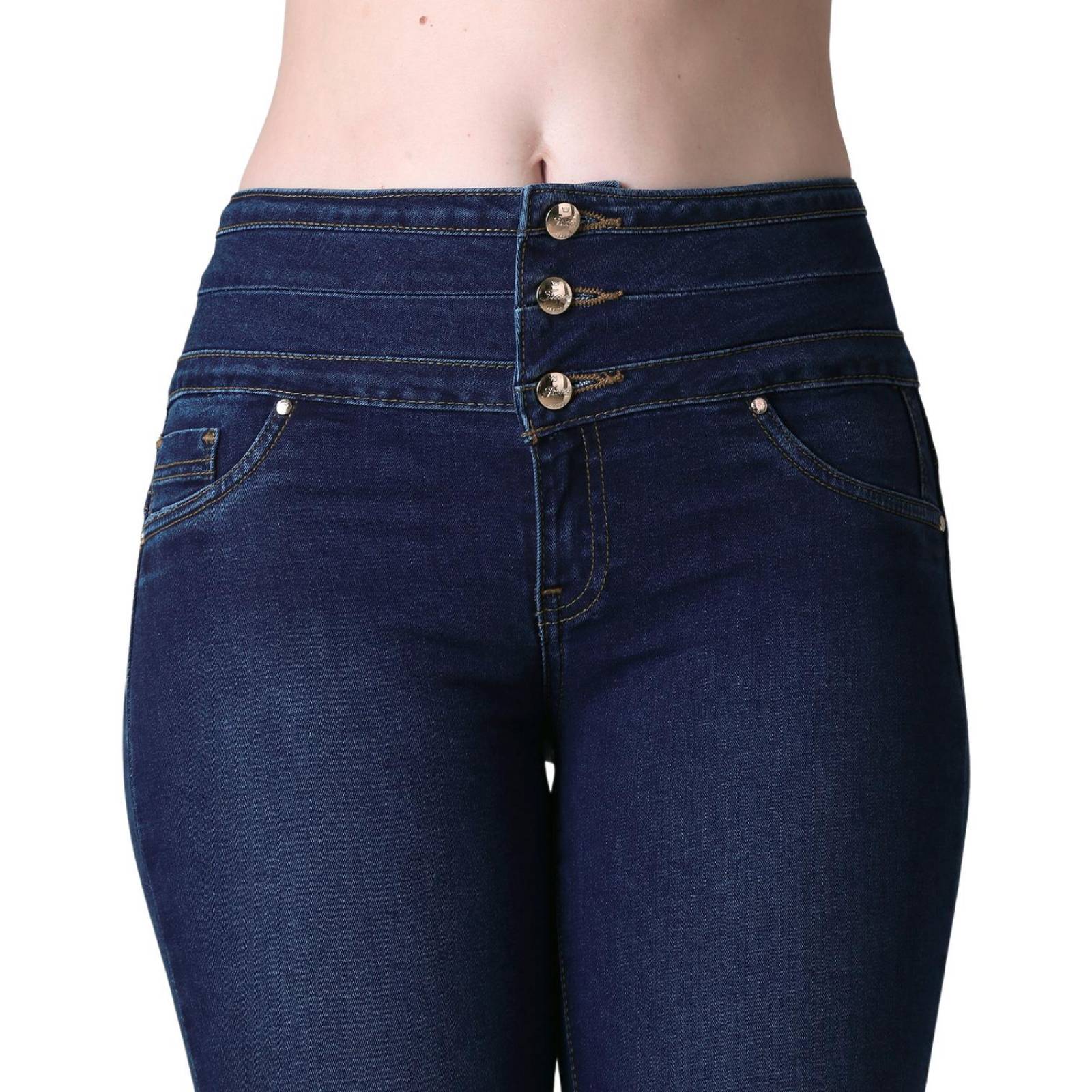 Jeans Mujer Moda Skinny Azul Furor 62106616 