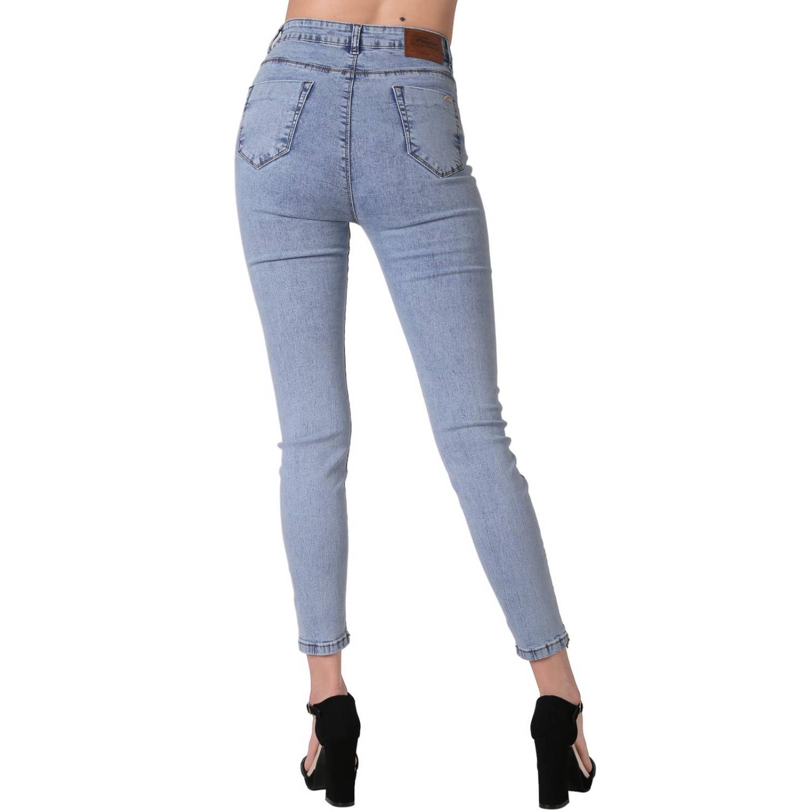 Jeans Mujer Moda Skinny Azul Furor 62106615 .