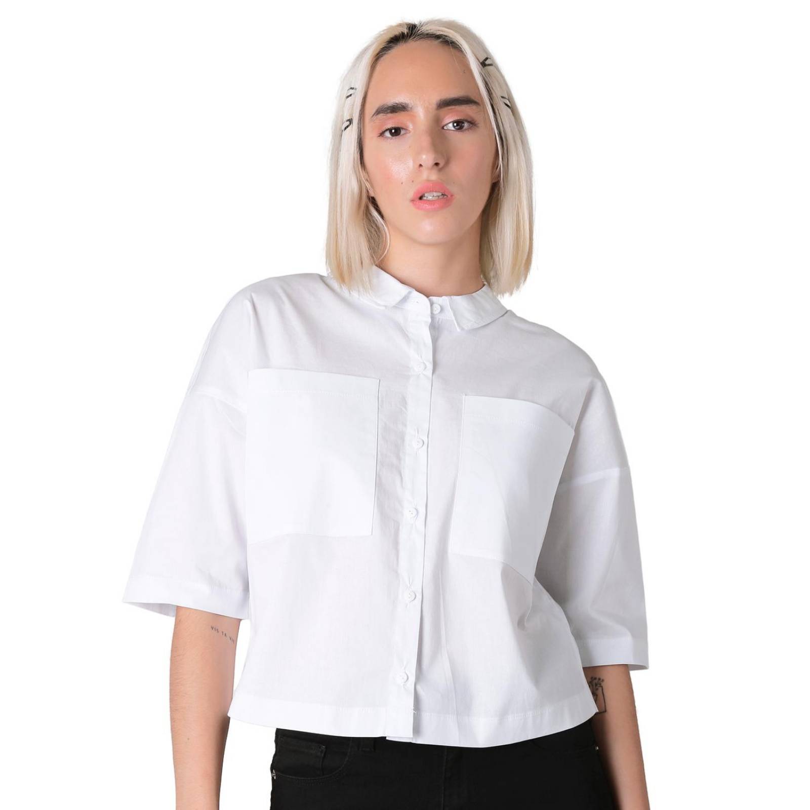 Blusa Mujer Blanco Stfashion 64104650 .