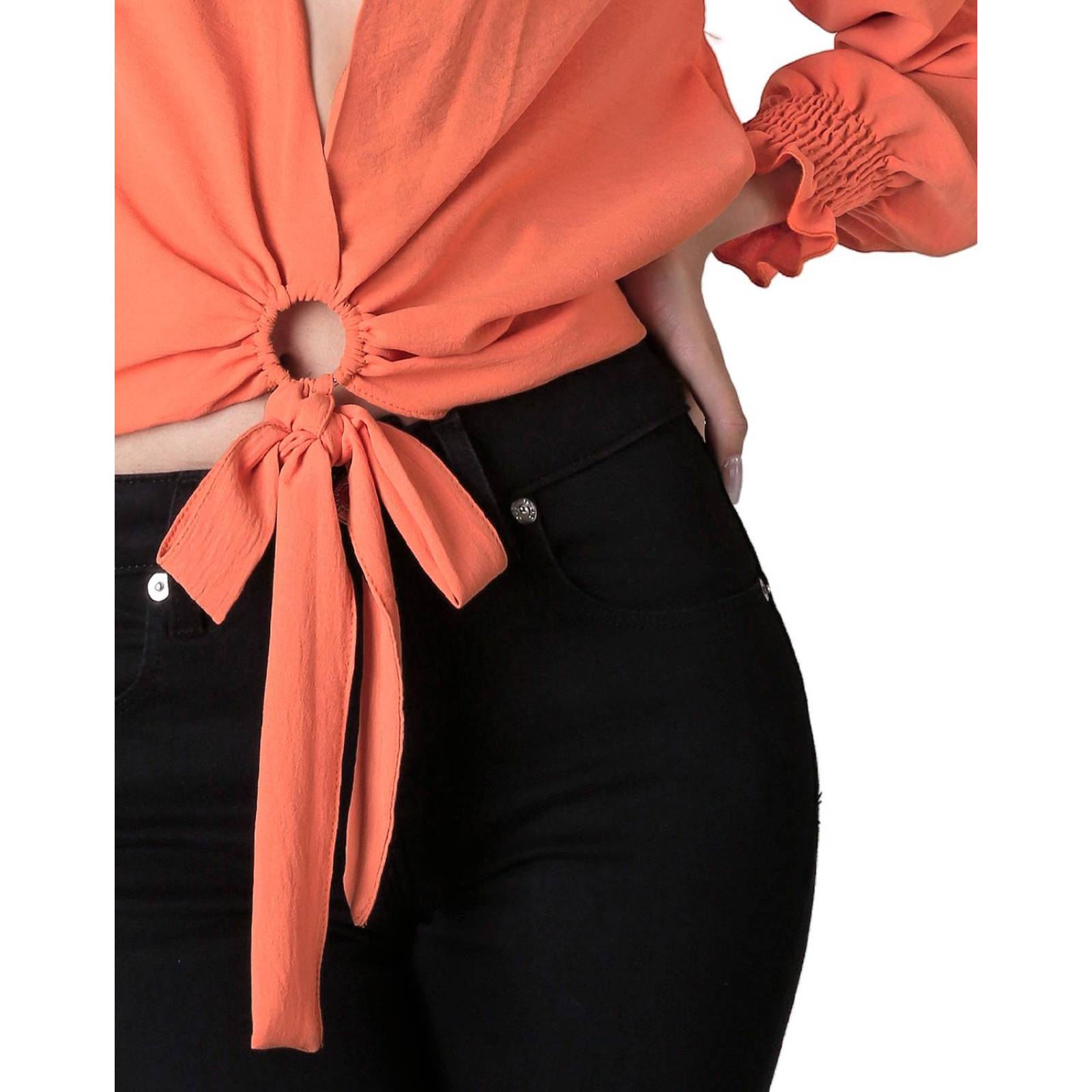 Blusa Mujer Naranja Stfashion 64104669 .