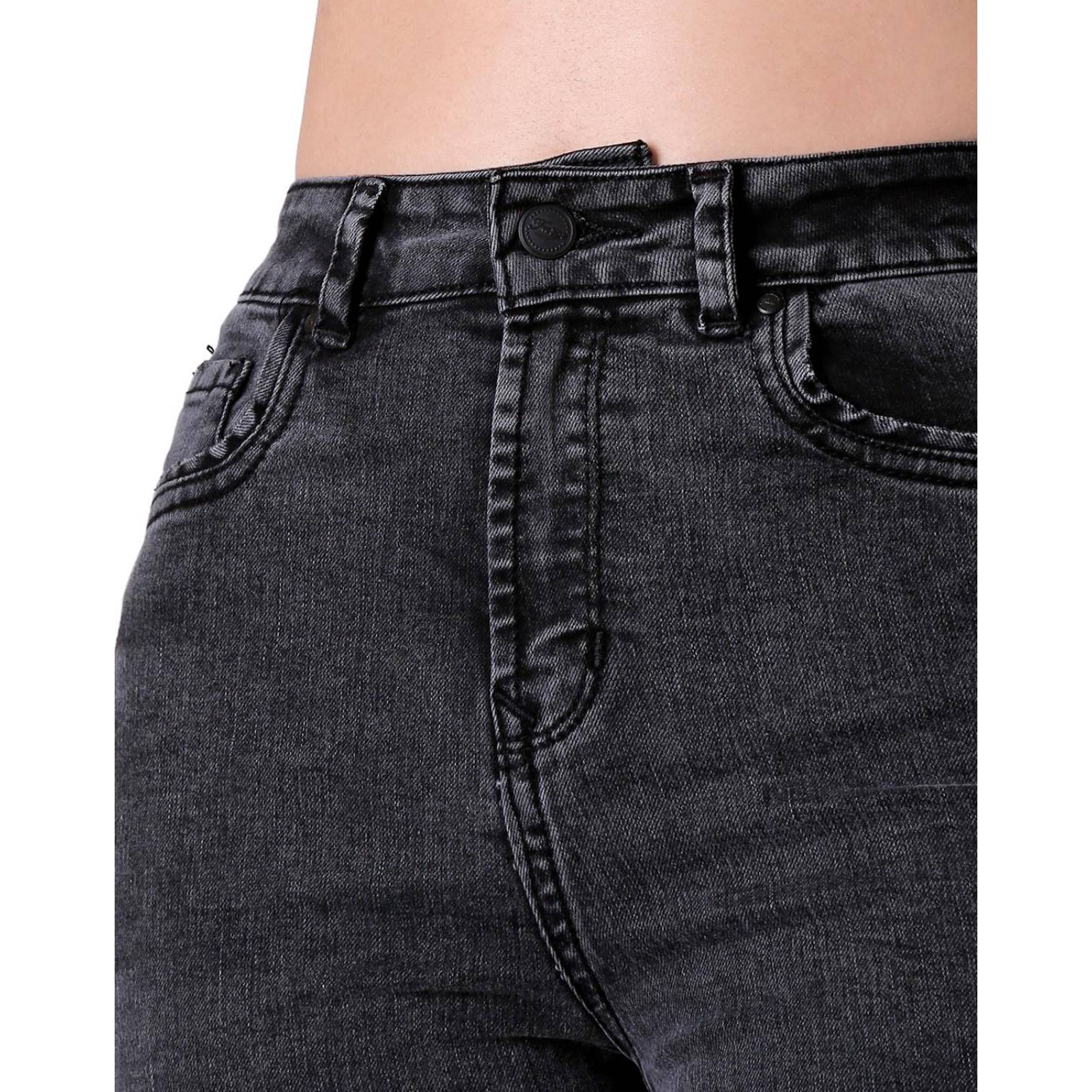 Jeans Moda Acampanado Mujer Gris Furor 62106442 