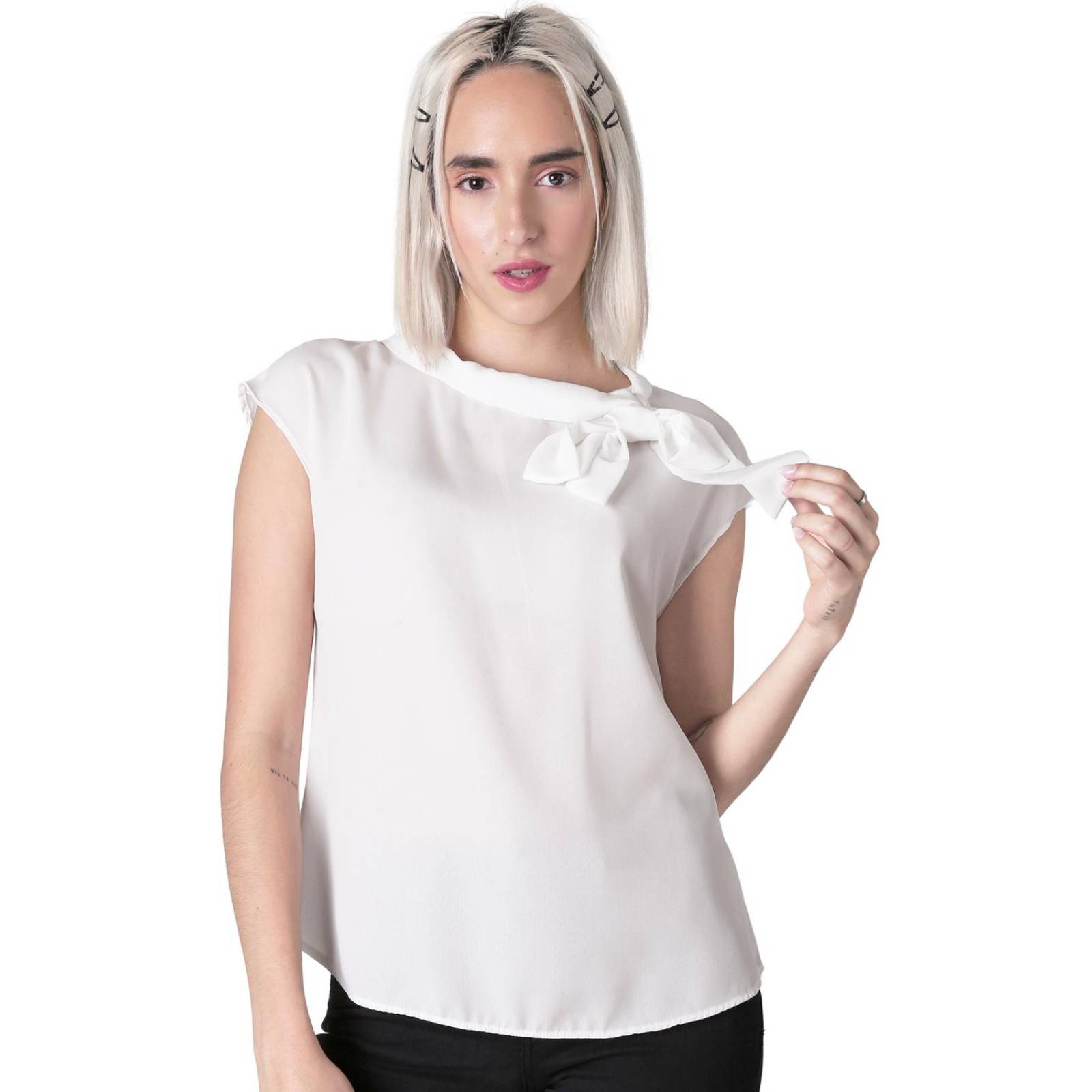 Blusa Mujer Crema Stfashion 64104667 .