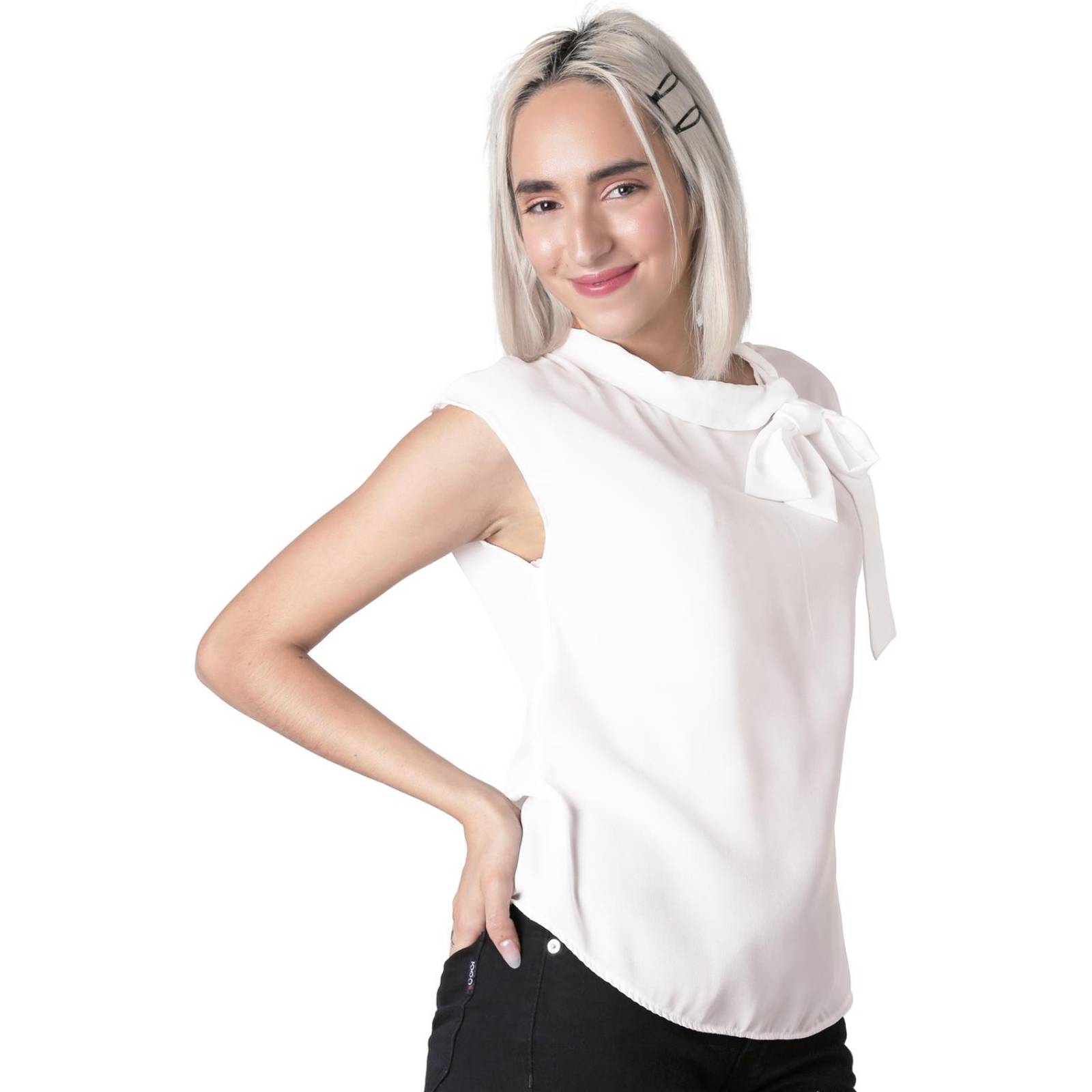 Blusa Mujer Crema Stfashion 64104667 .